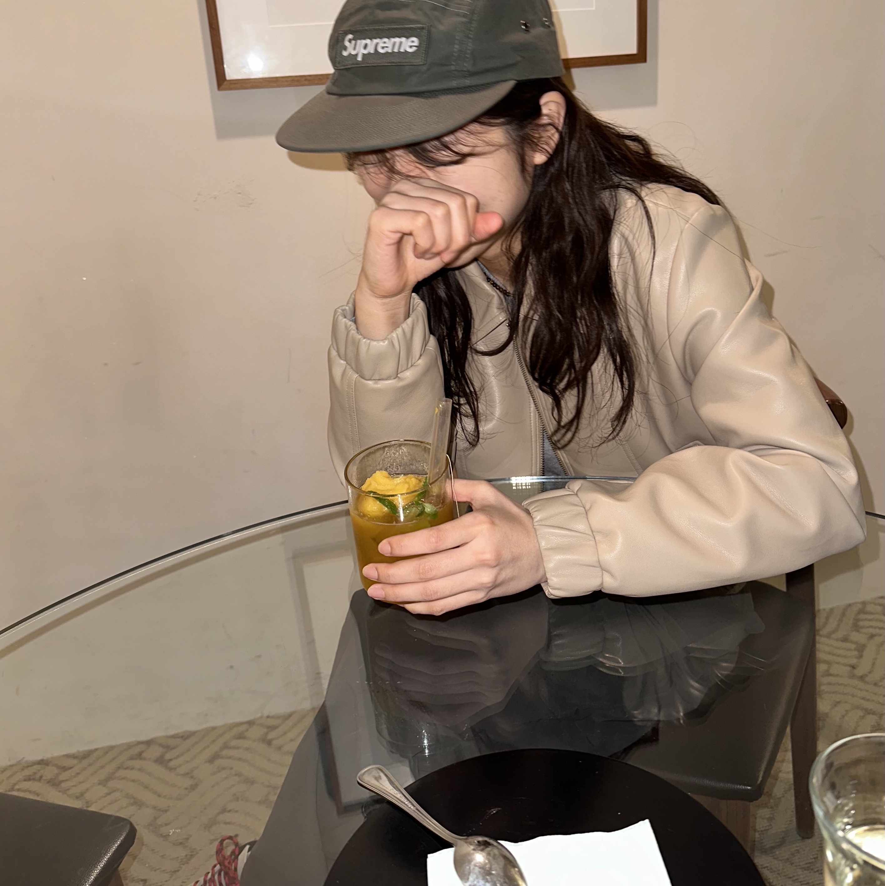 Supreme Waxed Cotton Camp Cap Olive - 23FW, Keen Jasper Suede Sneakers Silver Mink 착용 스타일