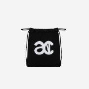 Anoetic Anc Knit Logo String Backpack Black