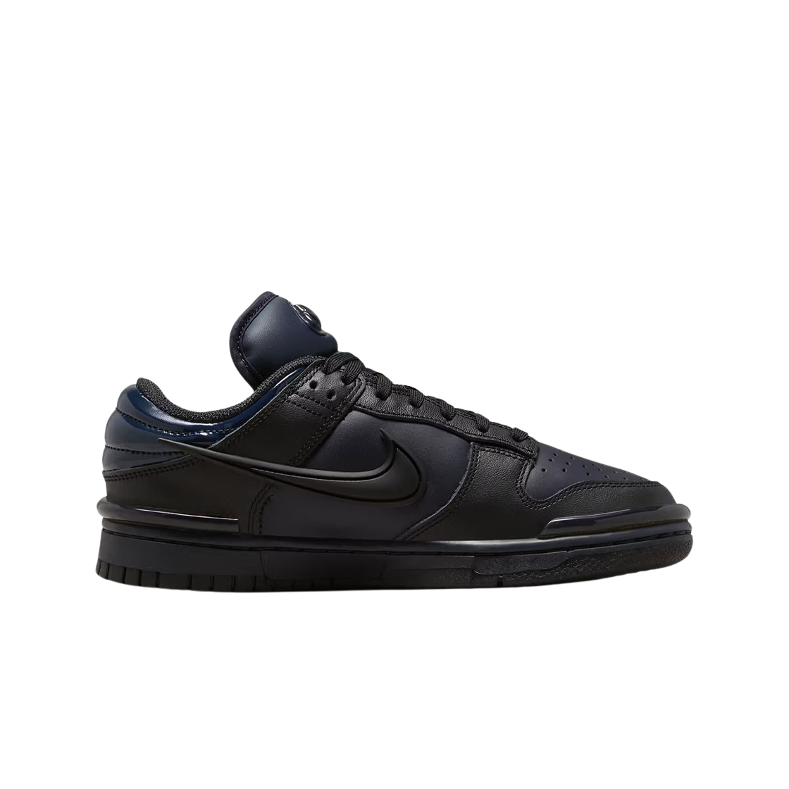 (W) 나이키 덩크 로우 트위스트 다크 옵시디언 블랙((W) Nike Dunk Low Twist Dark Obsidian Black)