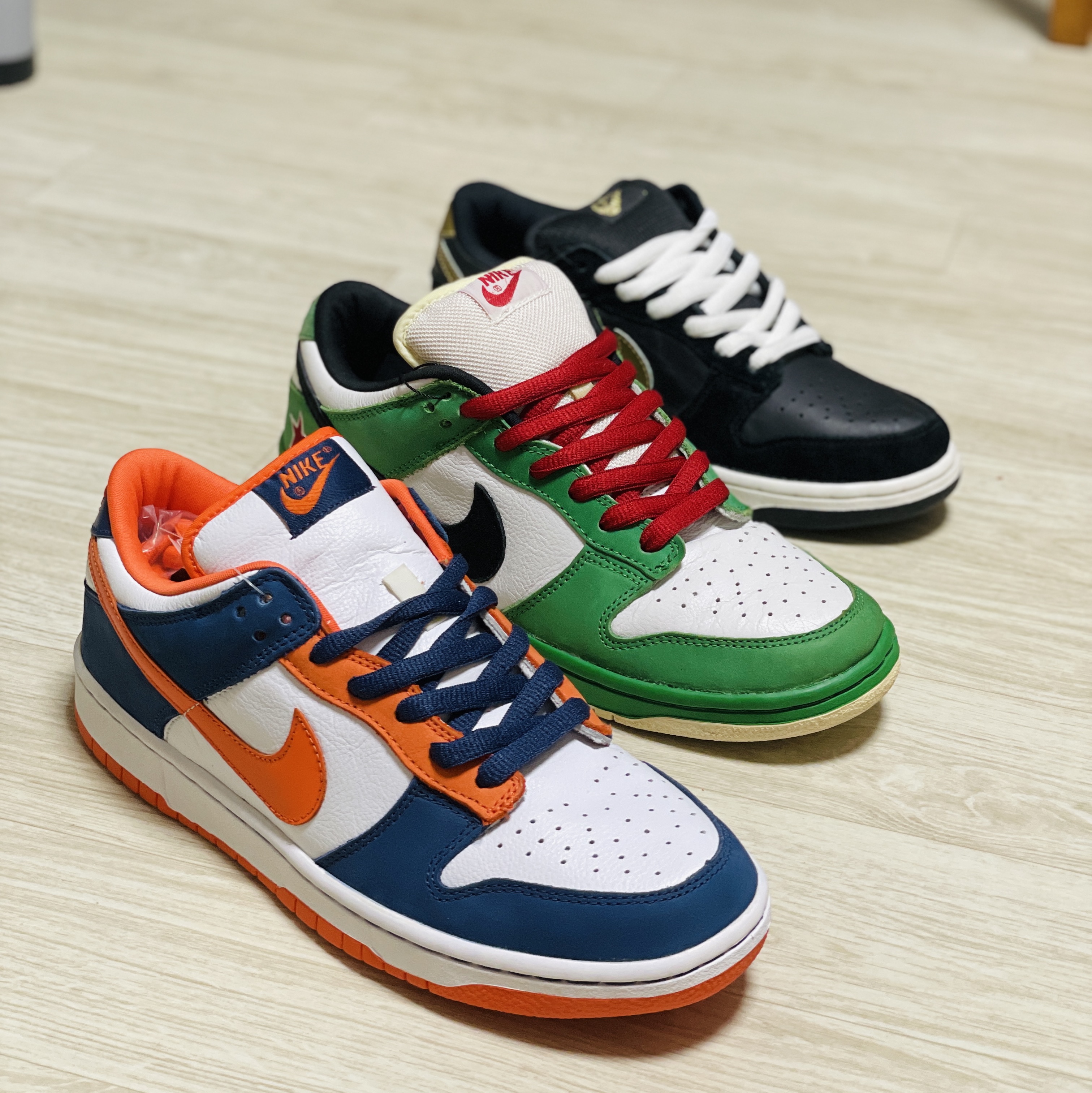 Nike SB Dunk Low Heineken, Nike SB Dunk Low Broncos 착용 스타일 - 1