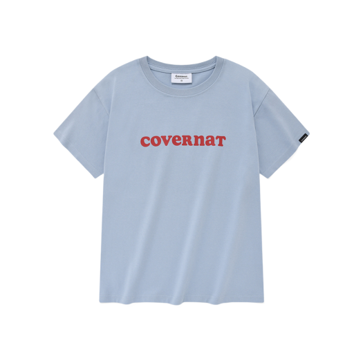 Tシャツ・カットソー COVERNAT Neon Logo Dying T-Shirt Charcoal 커버낫 네온 로고 다잉 티셔츠 차콜 | COVERNAT | KREAM