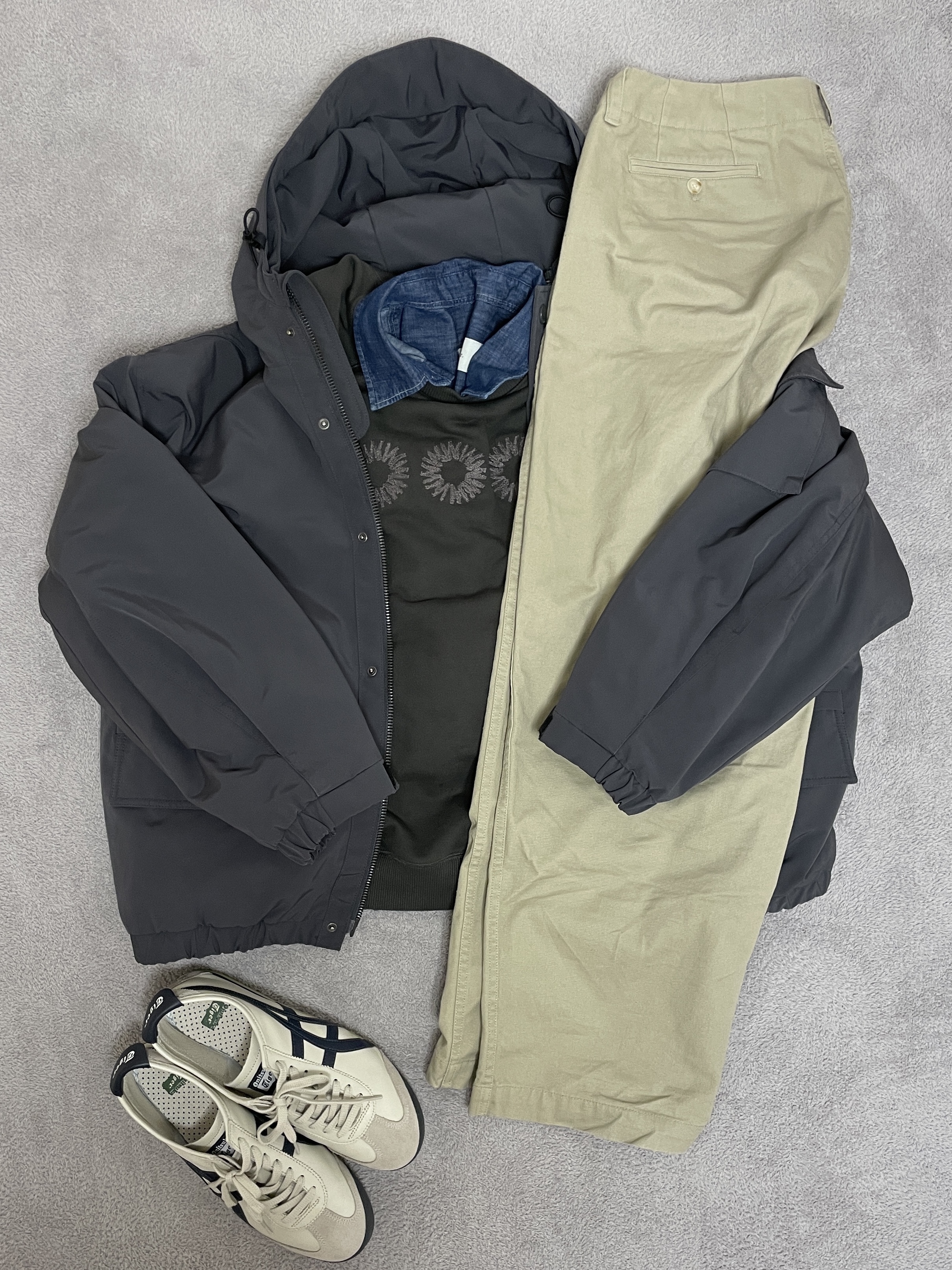 Onitsuka Tiger Mexico 66 Birch 착용 스타일 - 4