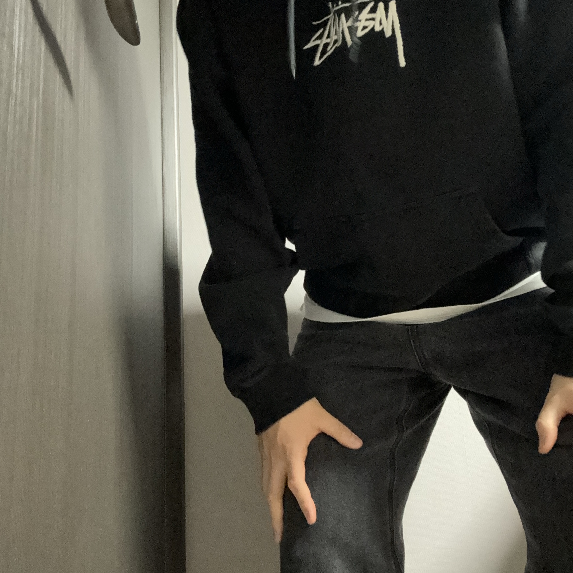 Jordan 1 x Travis Scott Retro High OG SP Mocha, Travis Scott Cactus Jack x Audemars Piguet Rugby Sweater Brown 착용 스타일 - 3