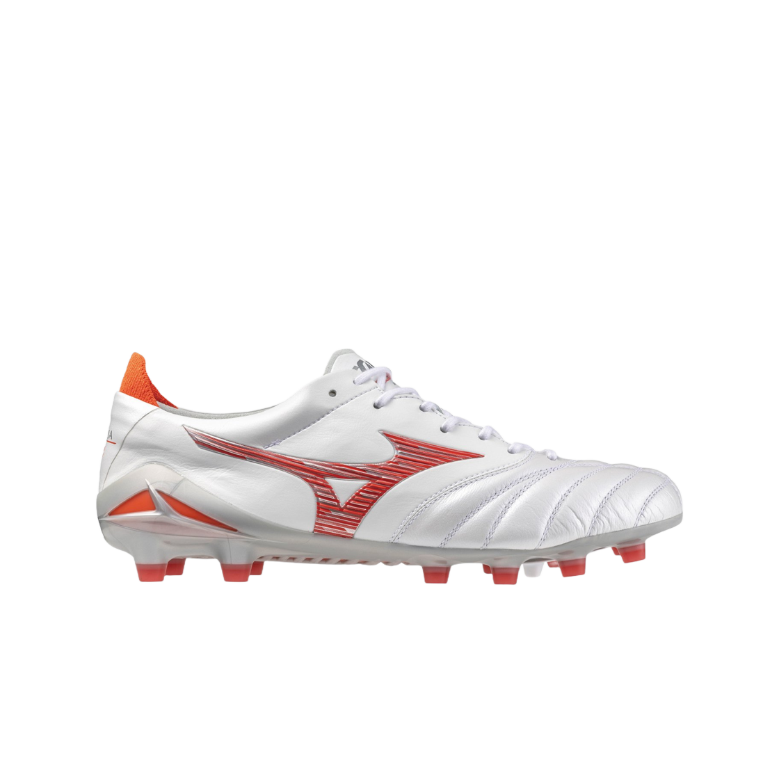 미즈노 모렐리아 네오 IV 재팬 화이트 라디언트 레드(Mizuno Morelia Neo IV Japan White Radiant Red)