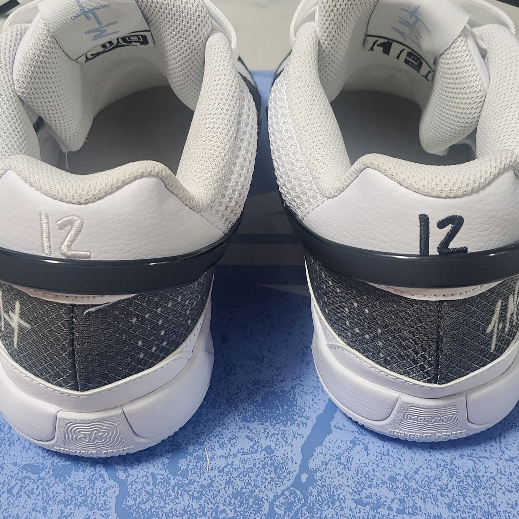 Nike Ja 1 EP White Black 착용 스타일 - 3