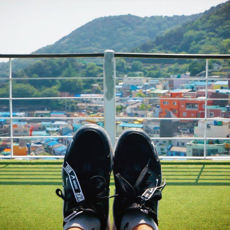 Nike Air Huarache Run Zip Black White 착용 스타일 - 2