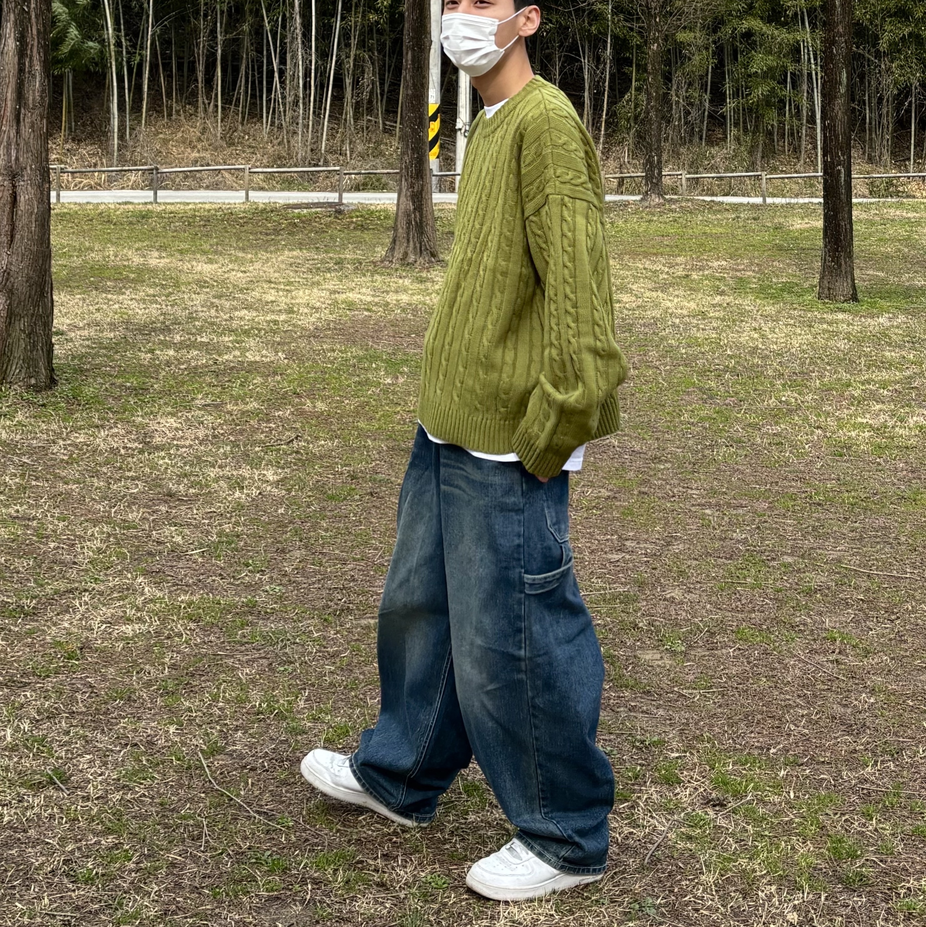 Nike Air Force 1 '07 Low White 착용 스타일 - 3