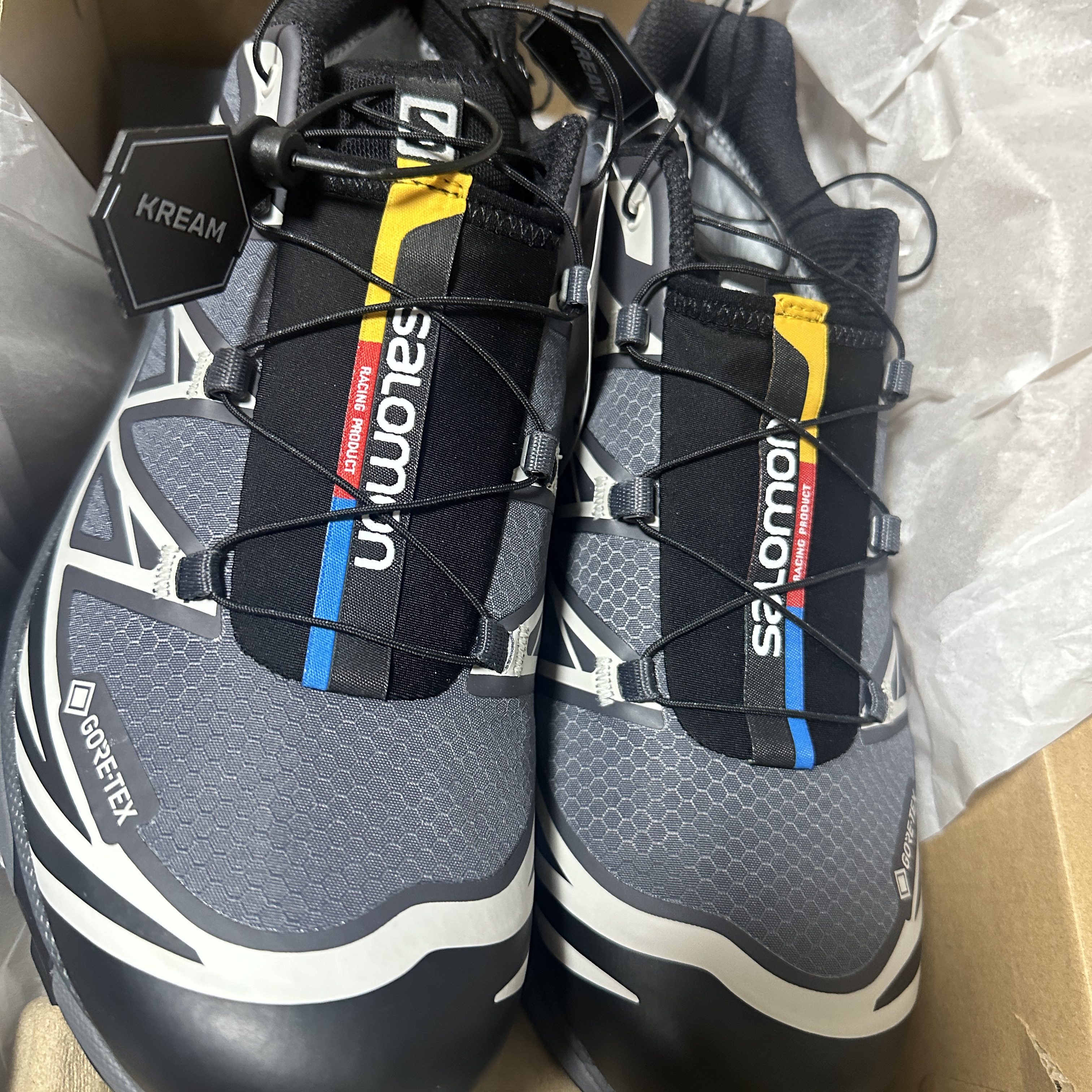 Salomon XT-6 Gore-Tex Black Ebony 착용 스타일