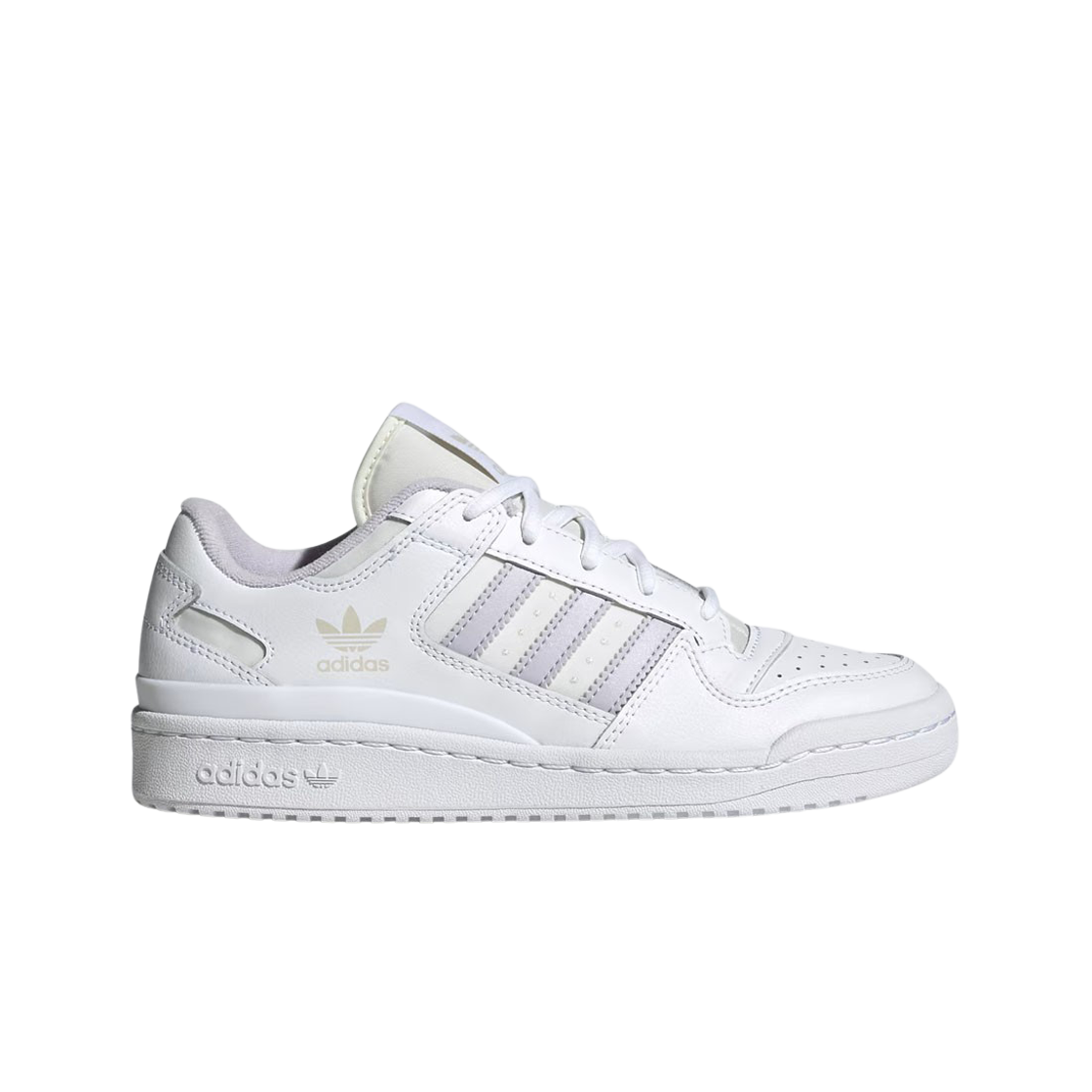 FZ6531 (W) Adidas Forum Low CL Cloud White Silver Dawn