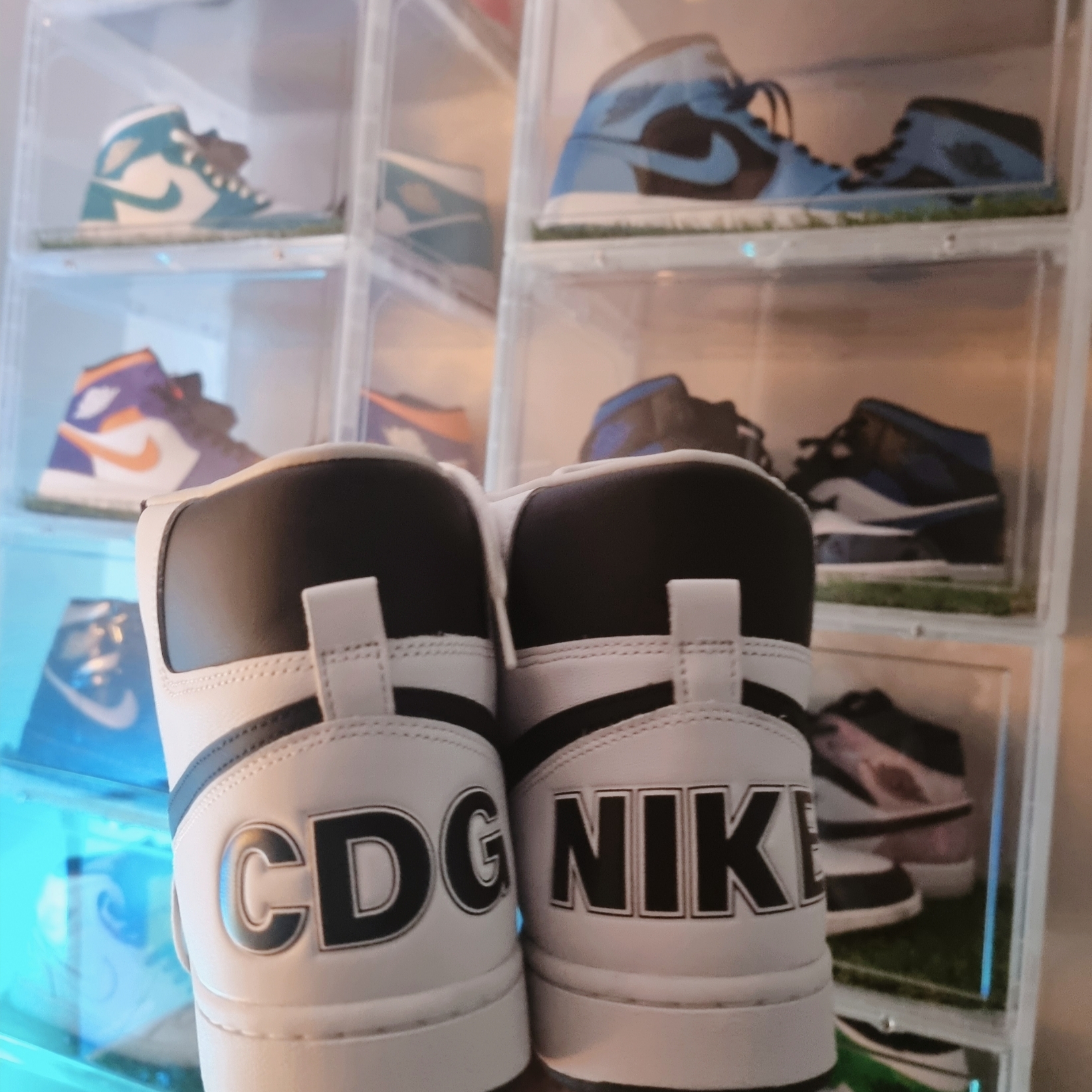 Nike x Comme des Garcons Homme Plus Terminator High Black 착용 스타일 - 2