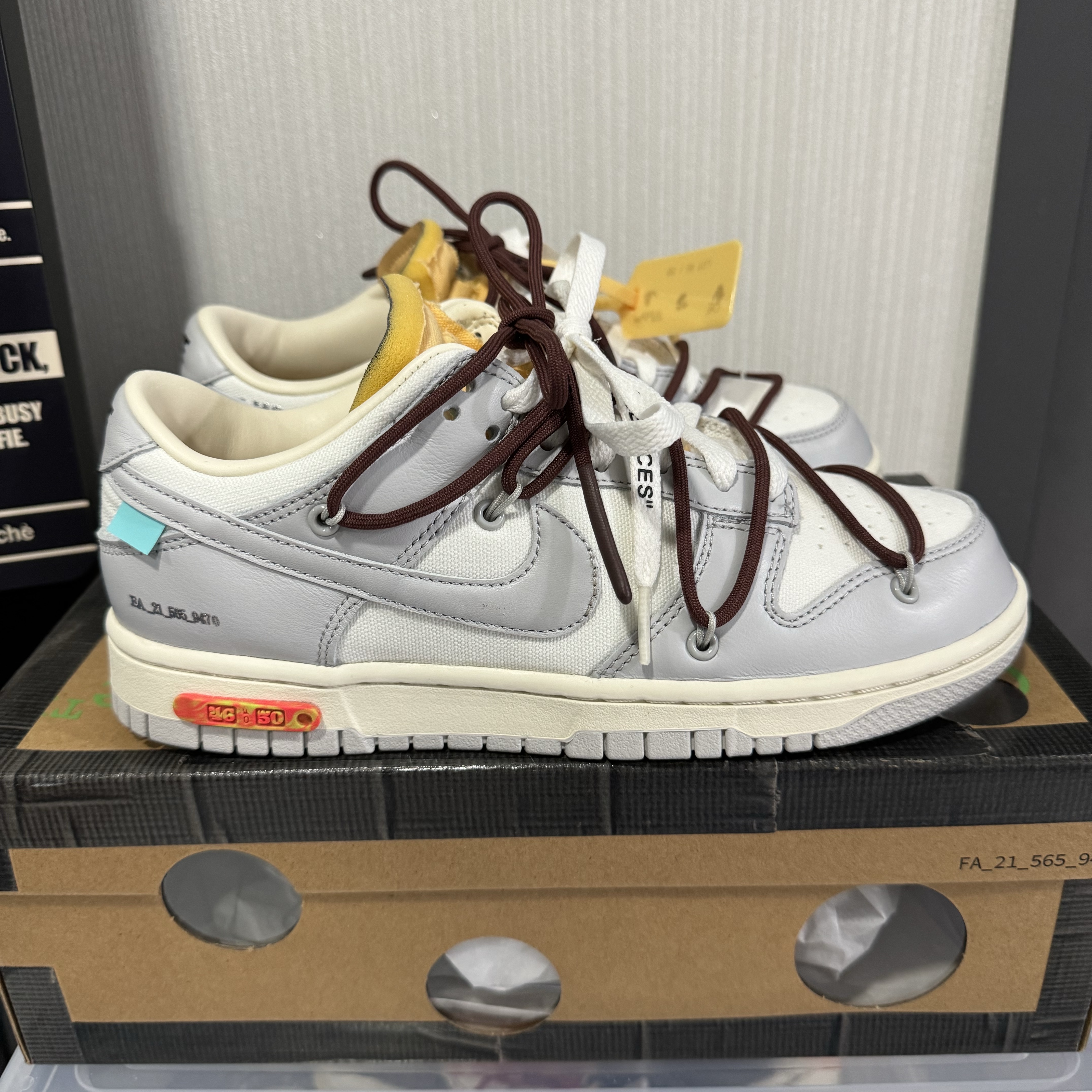 Nike x Off-White Dunk Low The 50 - Lot 46 착용 스타일 - 2