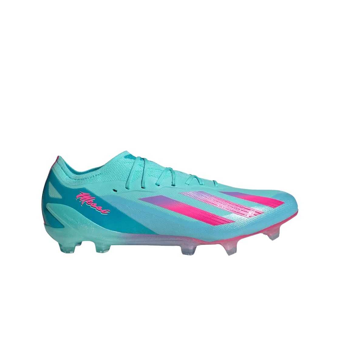 아디다스 X 크레이지패스트 메시.1 FG 플래시 아쿠아 루시드 핑크(Adidas X Crazyfast Messi.1 FG Flash Aqua Lucid Pink)
