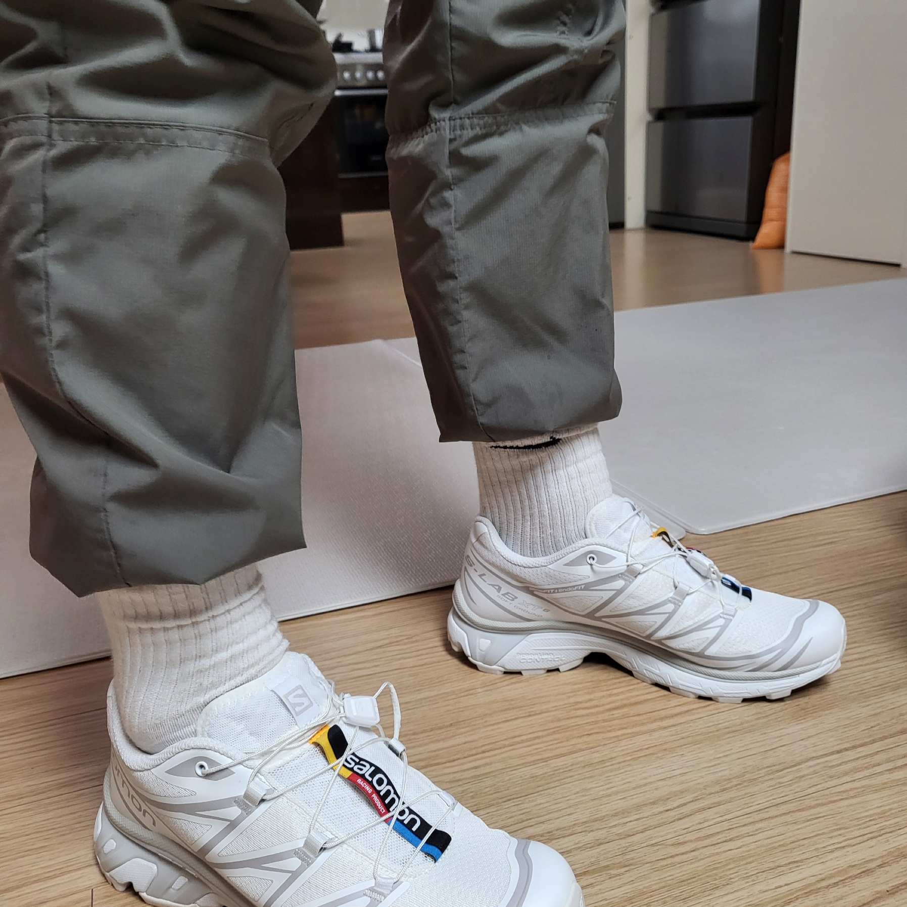 Salomon XT-6 ADV White 착용 스타일 - 1