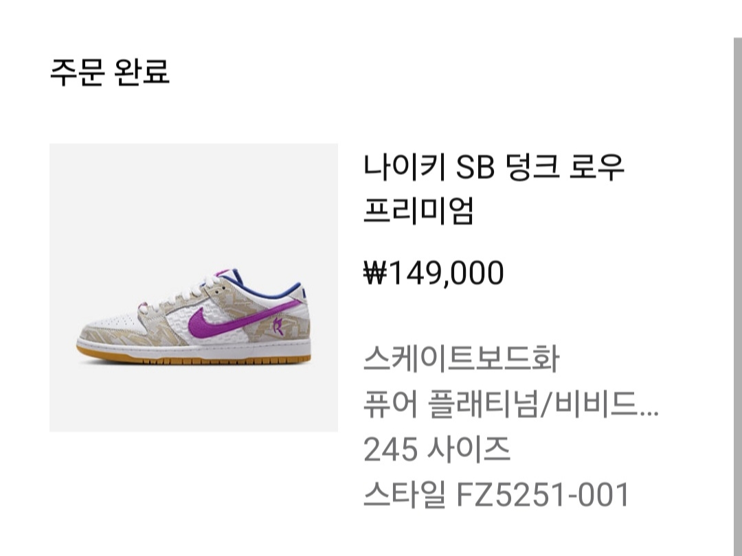 Nike x Rayssa Leal SB Dunk Low PRM Pure Platinum Vivid Purple 착용 스타일