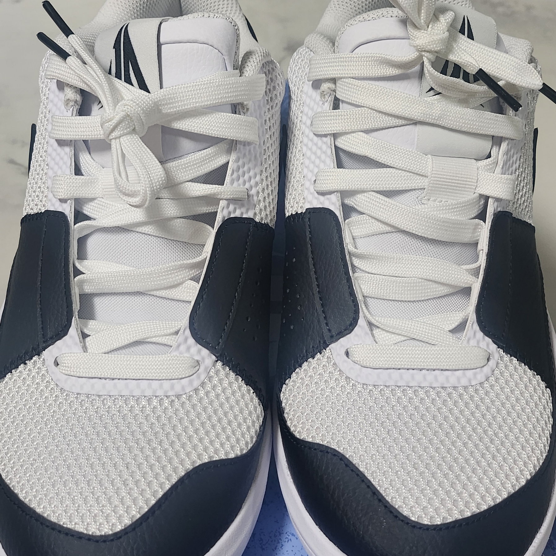 Nike Ja 1 EP White Black 착용 스타일 - 2