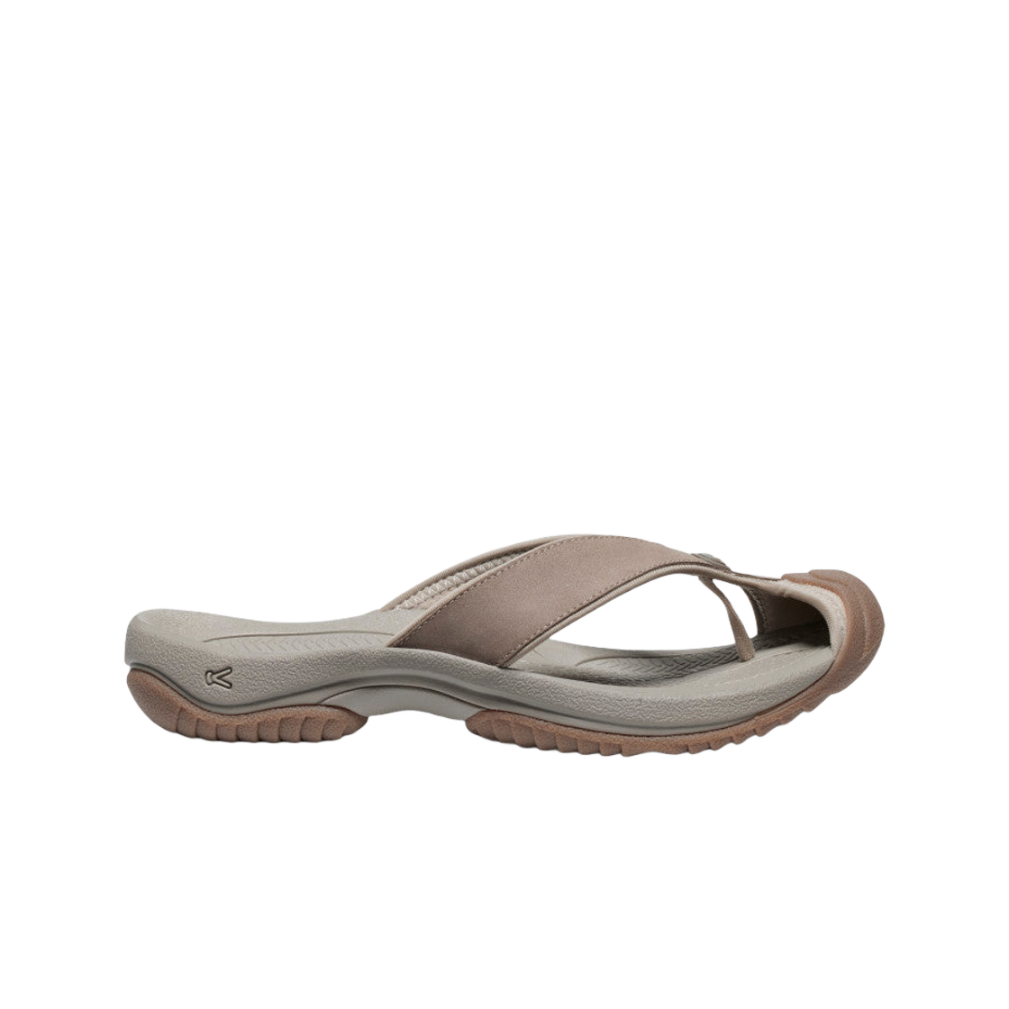킨 와이메아 레더 플립 플랍 브린들 버치(Keen Waimea Leather Flip Flop Brindle Birch)