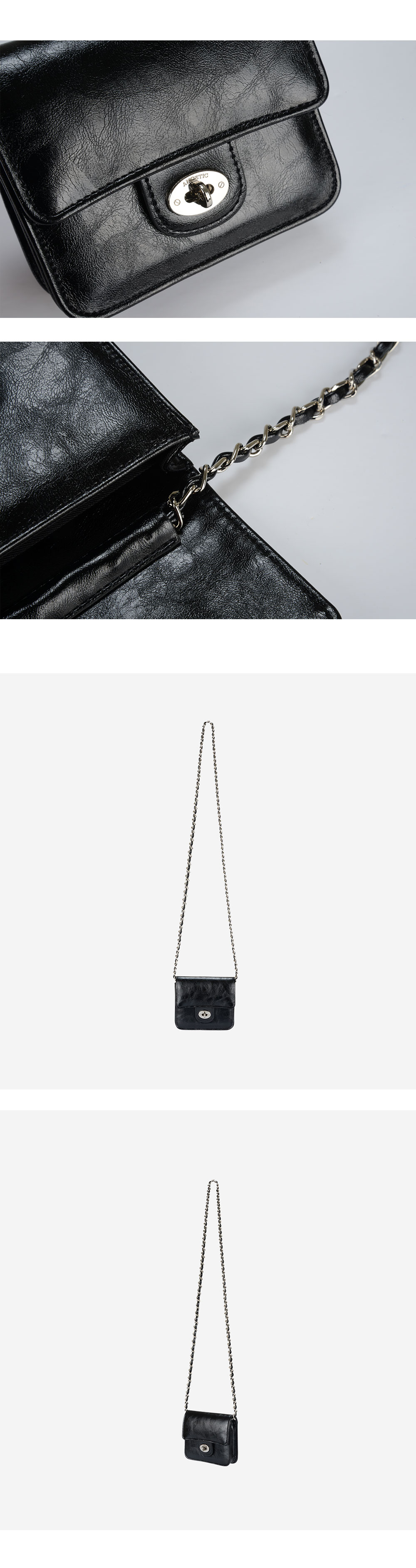 아노에틱 ANC 크링클 클래식 미니백 블랙 | ANOETIC | KREAM 아노에틱 ANC 크링클 클래식 미니백 블랙 | ANOETIC | KREAM