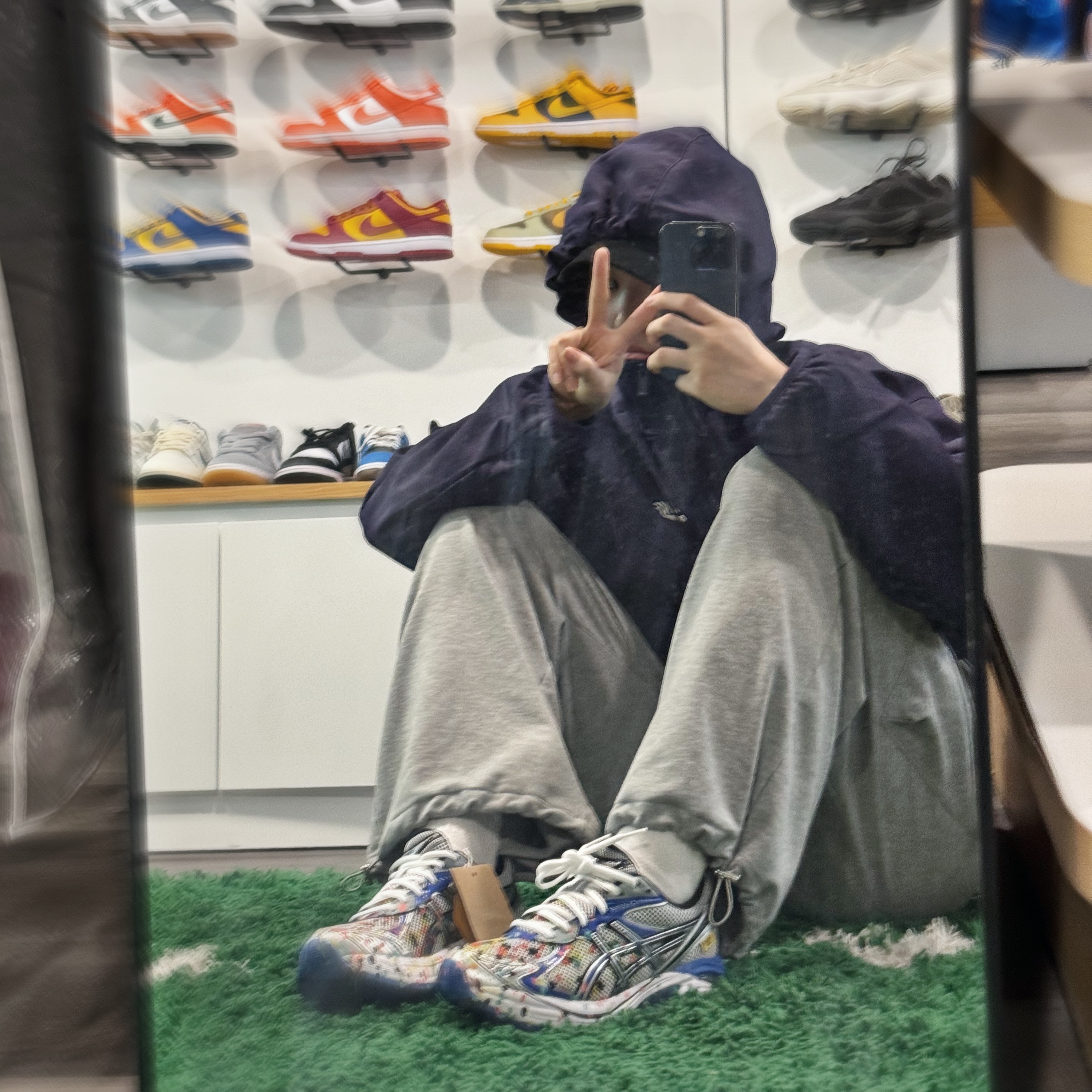 Asics x Gallery Dept. GT-2160 White Pure Silver 착용 스타일 - 1