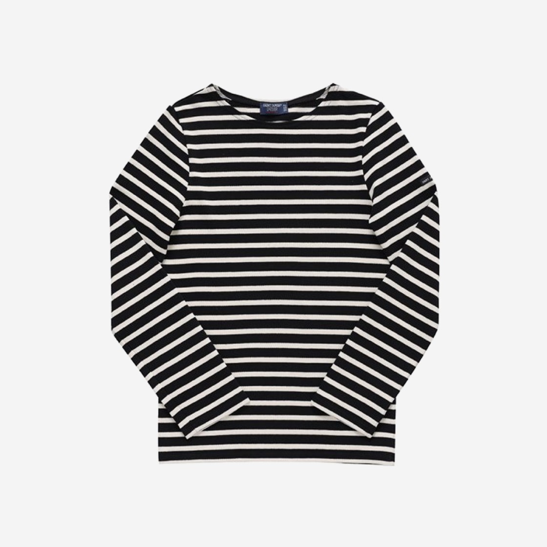 Saint James Meridien Moderne Striped Sailor Shirt Noir Ecru 상세 이미지 1