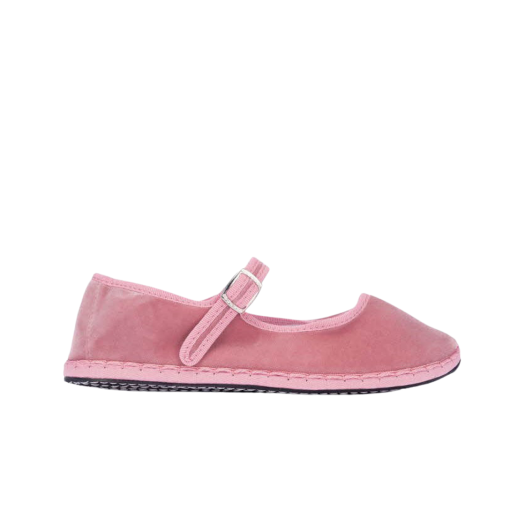 MJPJ-VE-OO-PIX (W) Drogheria Crivellini Mary Jane Velvet Pink