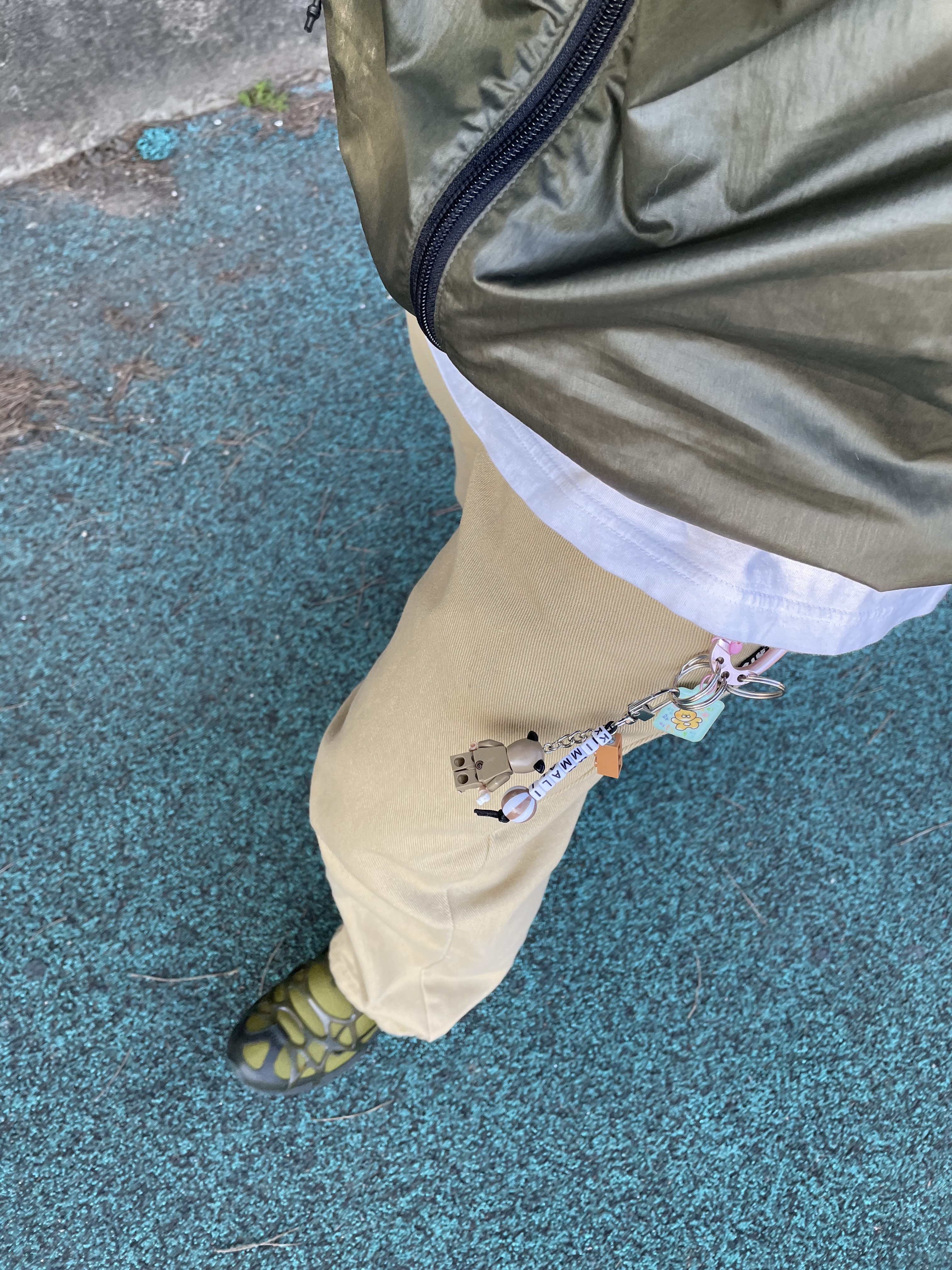 Nike Air Kukini Pilgrim Sequoia 착용 스타일