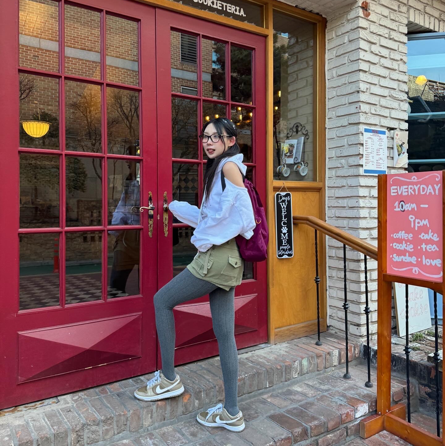 RAWROW Travel String Backpack Mini 720 Purple 착용 스타일 - 10