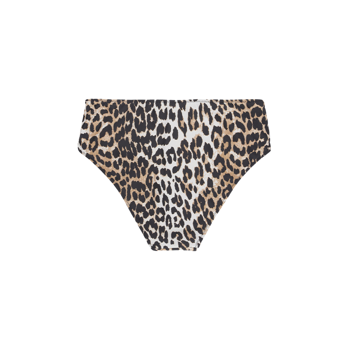 (W) Ganni Mid-Rise Bikini Bottom Leopard 상세 이미지 2