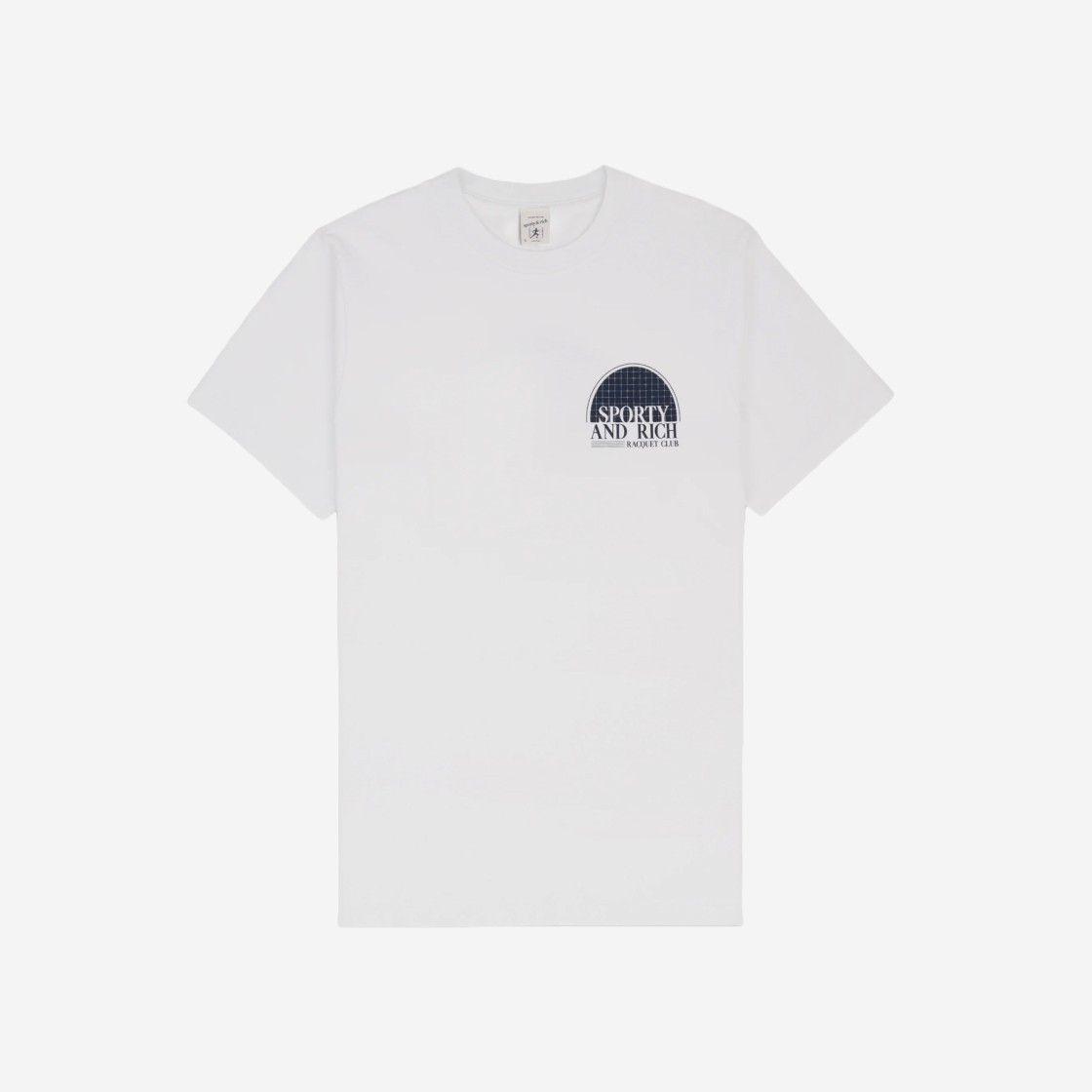 Sporty & Rich Racquet Club T-Shirt White Navy 상세 이미지 2