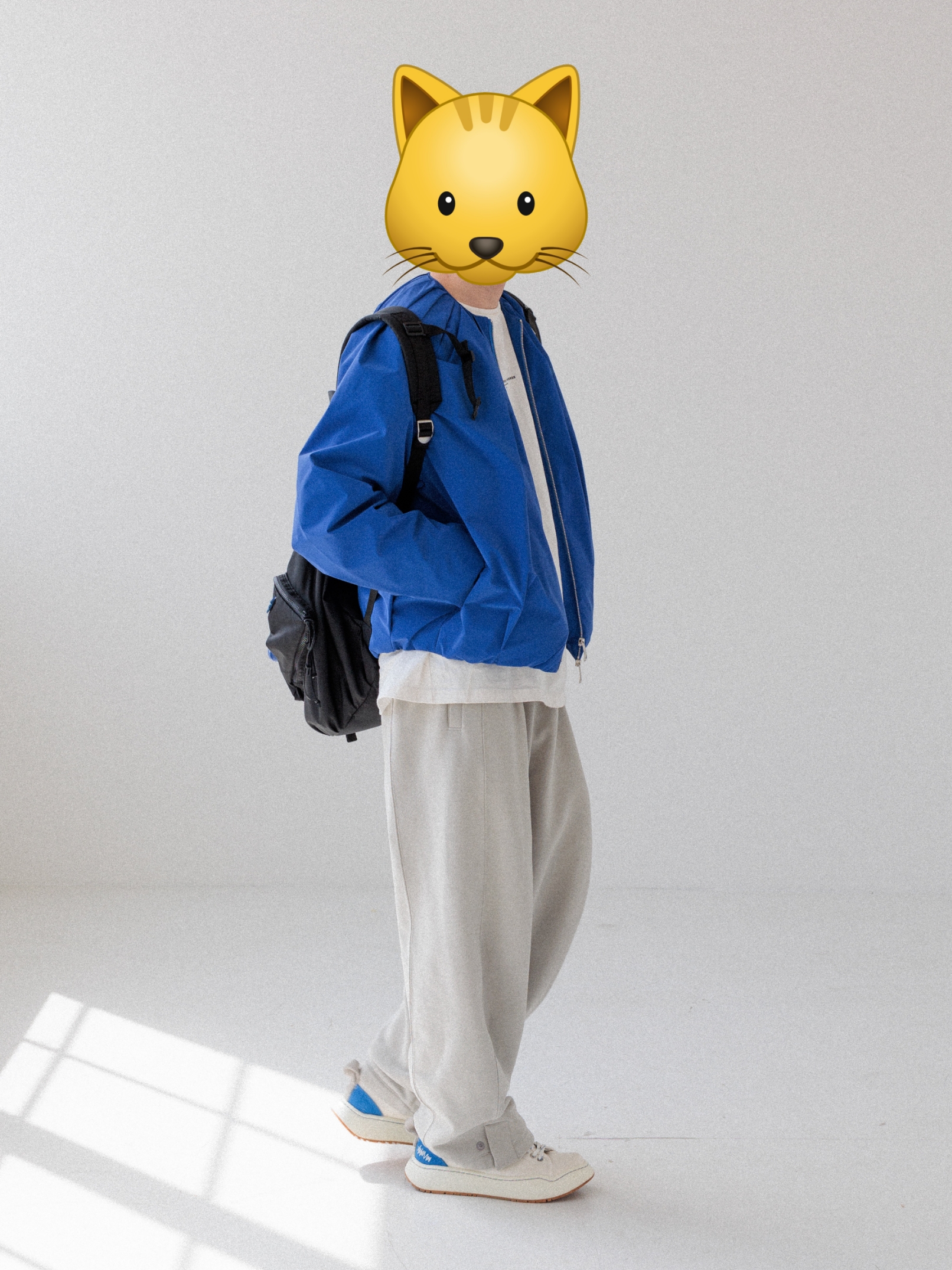 Ader Error Log; Canv White, Converse x Ader Error Shapes T-Shirt Cloud Dancer 착용 스타일 - 1