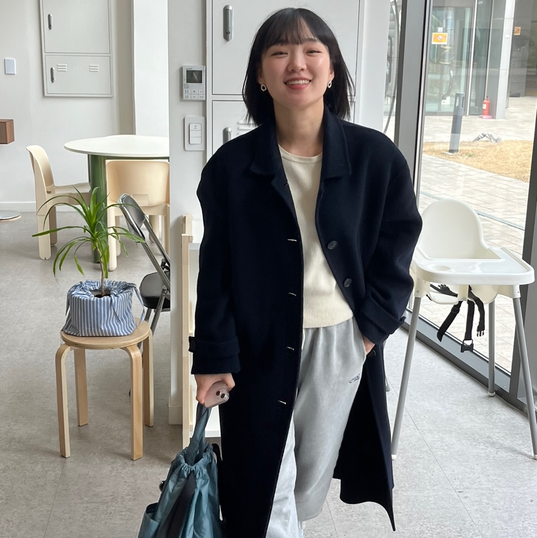 RAWROW Travel String Backpack Mini 720 Sage Blue 착용 스타일 - 4