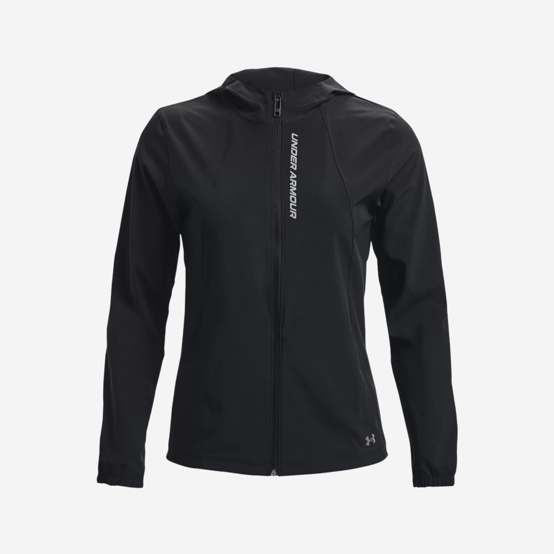 (W) Under Armour UA OutRun the Storm Jacket Black 상세 이미지 1