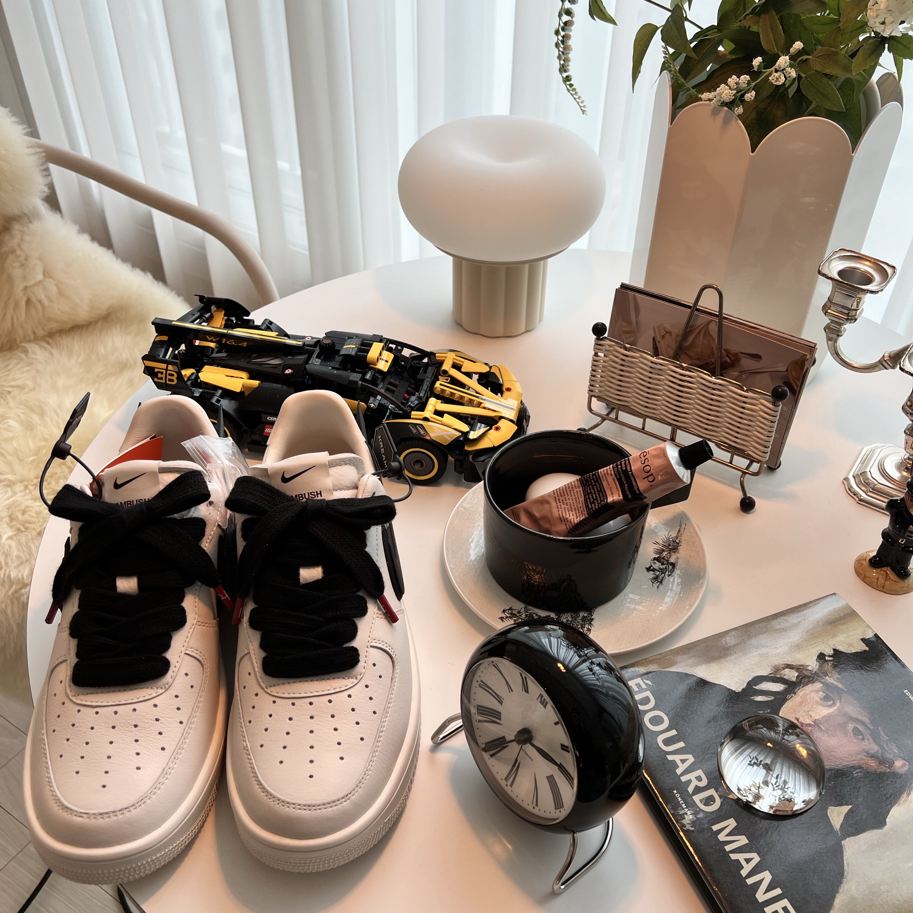 Nike x Ambush Air Force 1 Low SP Phantom 착용 스타일 - 3