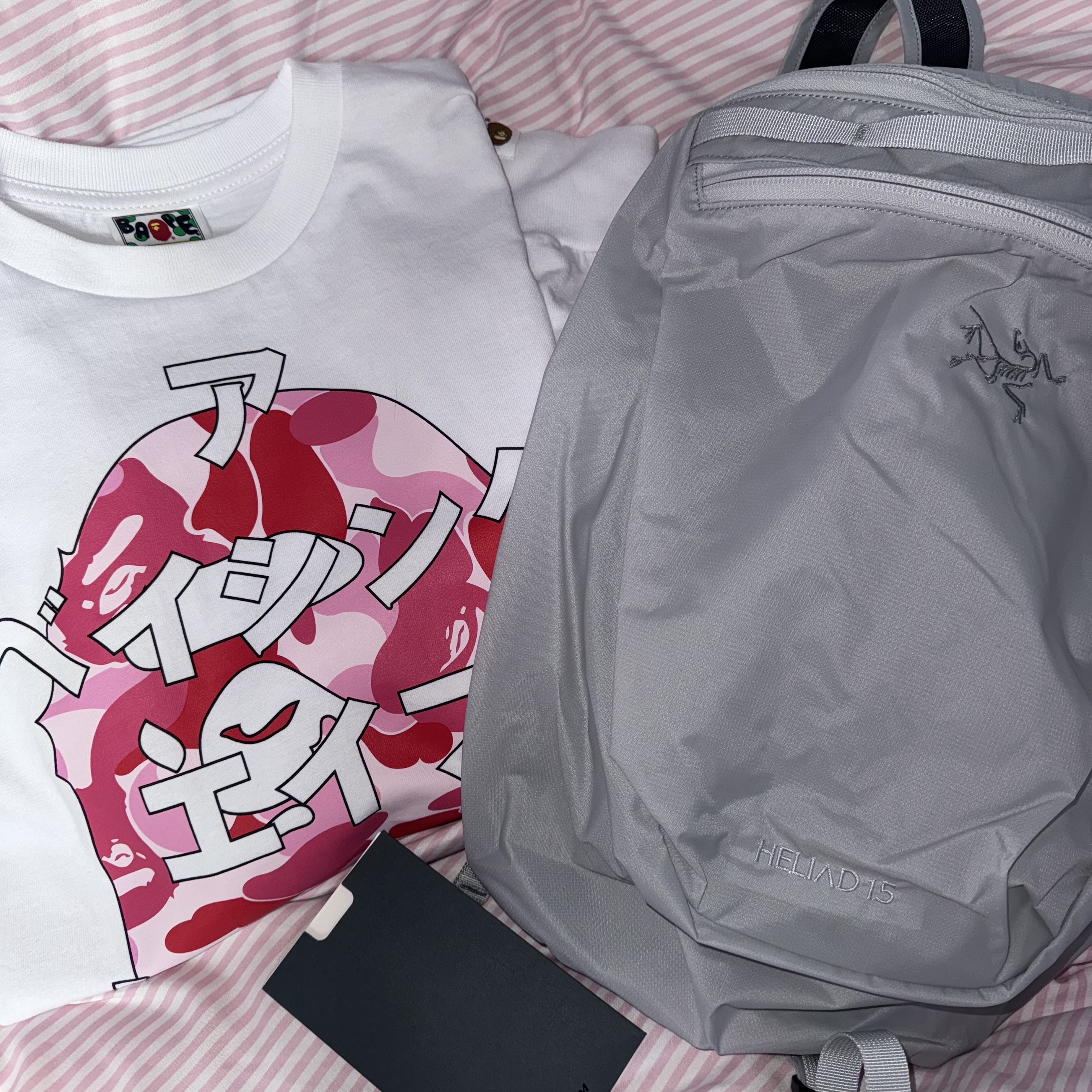 Arc'teryx Heliad 15 Backpack Solitude 착용 스타일 - 1