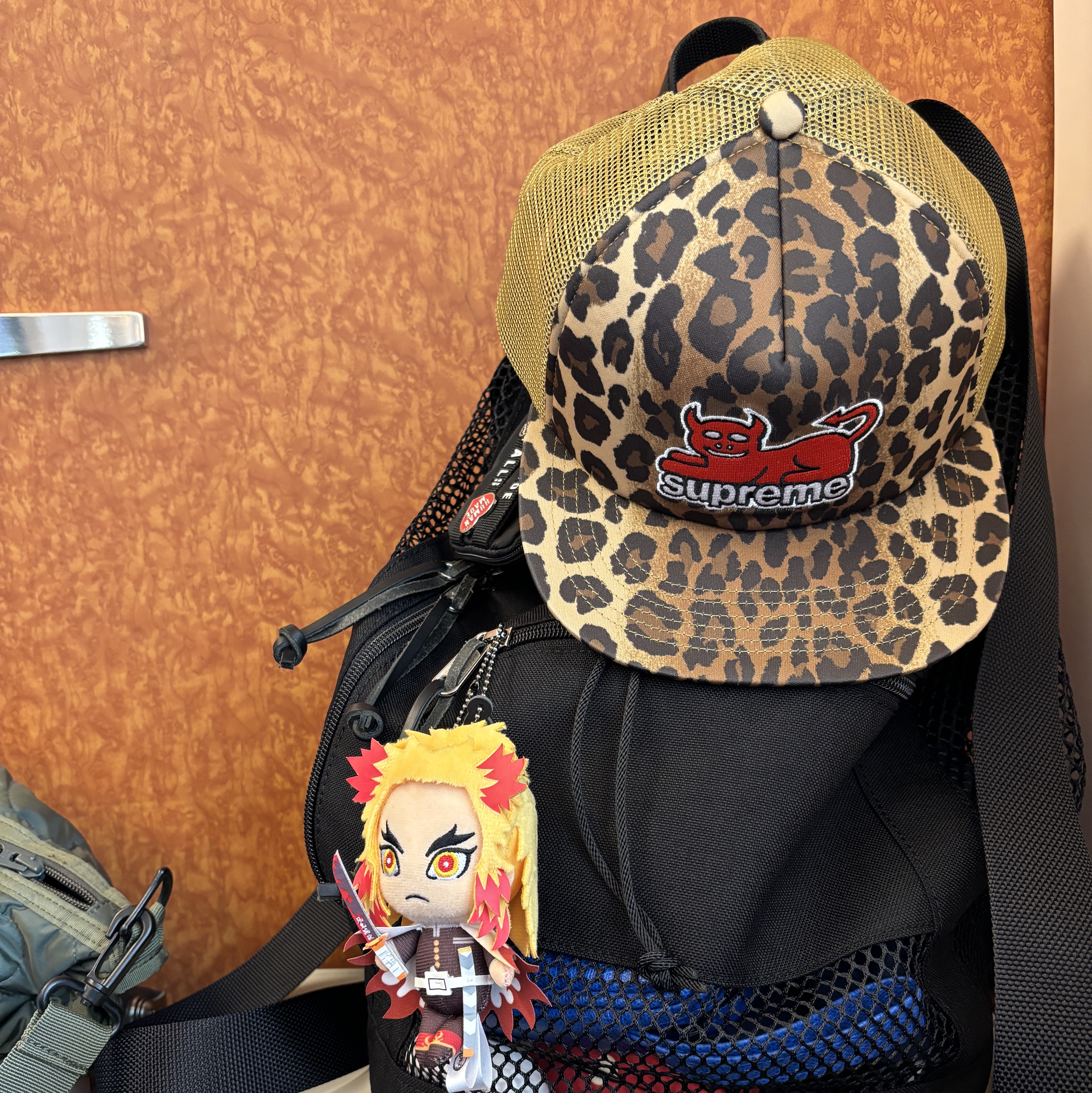 Supreme x Toy Machine Mesh Back 5-Panel Leopard - 24SS 착용 스타일