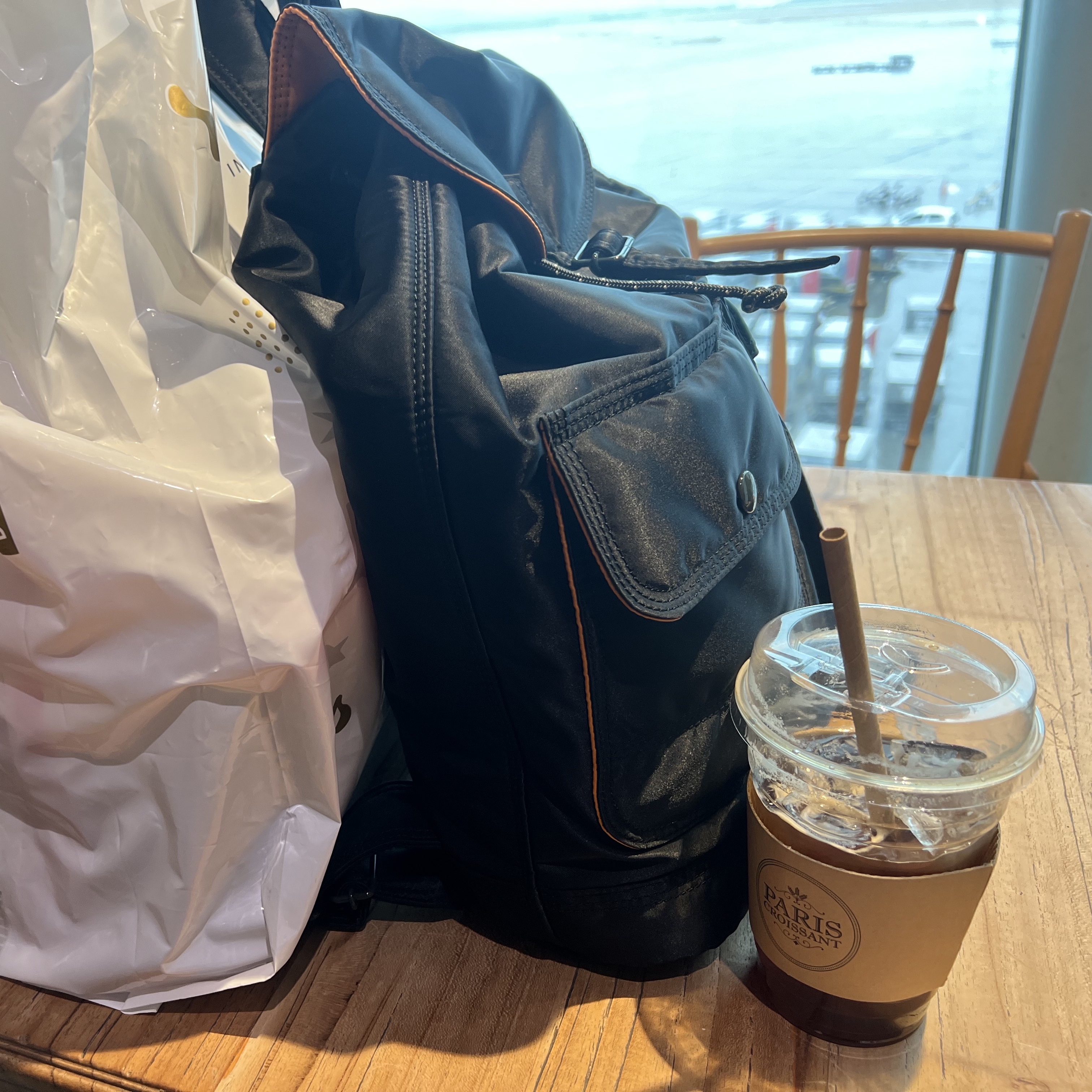 Porter Tanker Backpack Black 착용 스타일