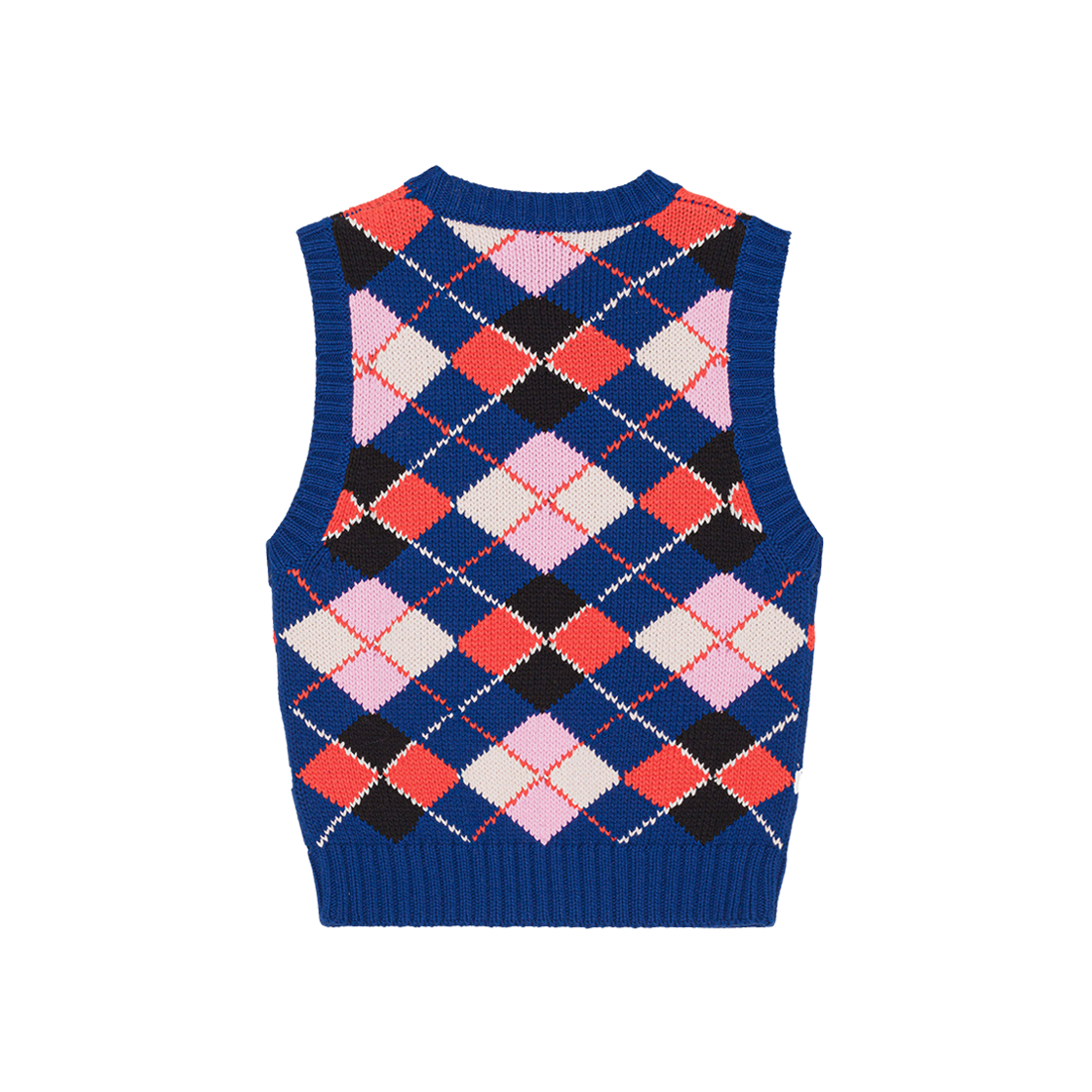 (W) Ganni Graphic Cotton Vest Sodalite Blue 상세 이미지 2