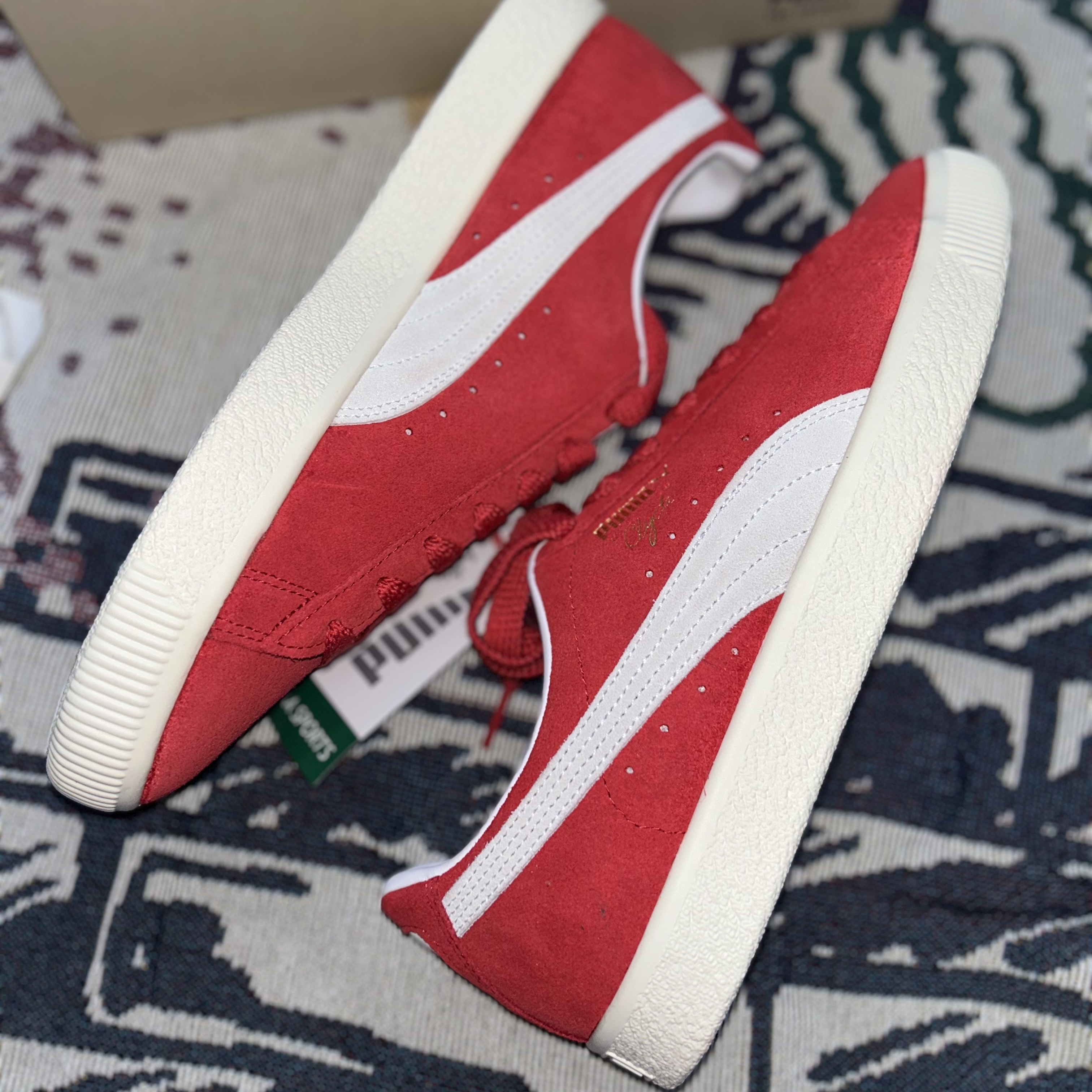 Puma Clyde OG For All Time Red 착용 스타일 - 5