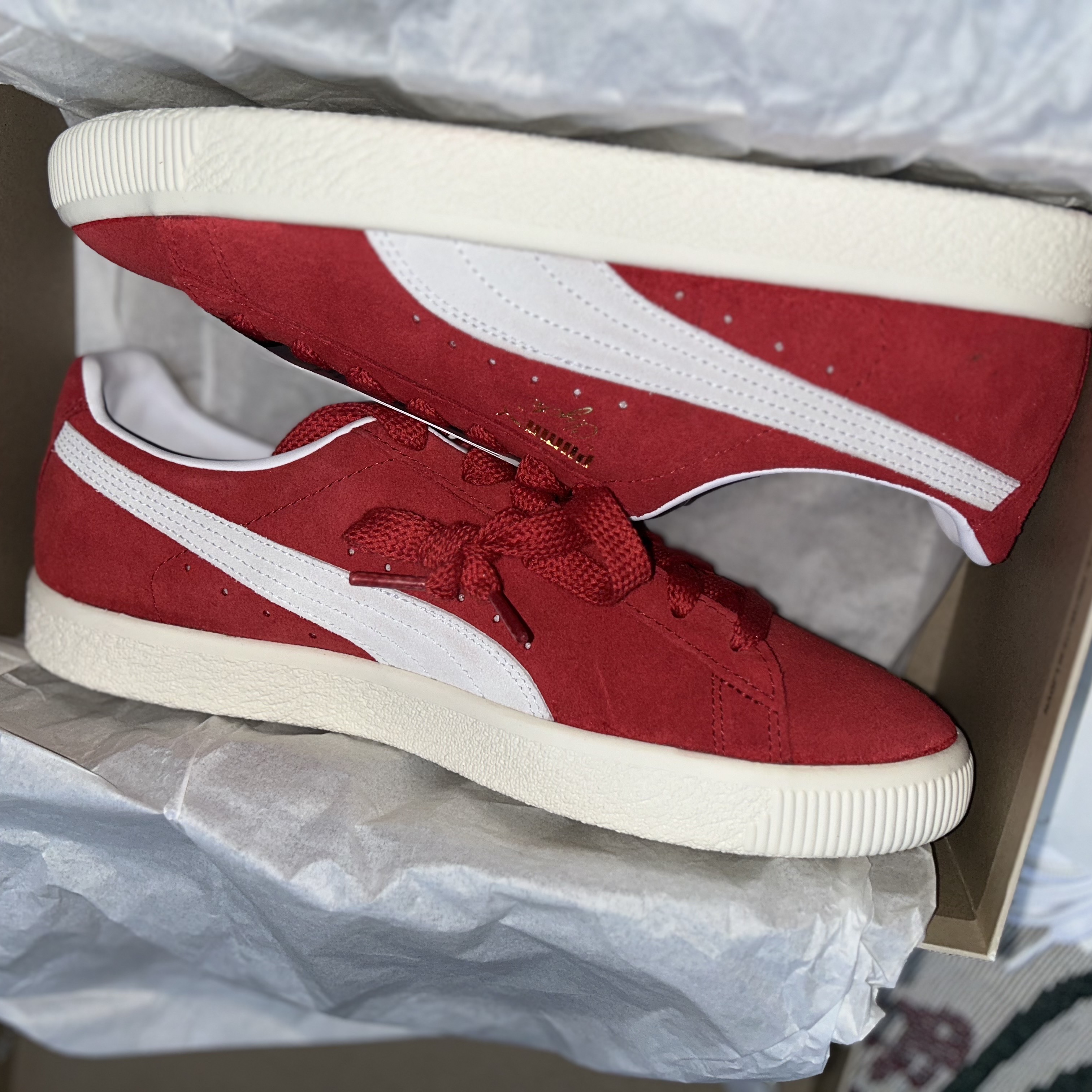 Puma Clyde OG For All Time Red 착용 스타일 - 7