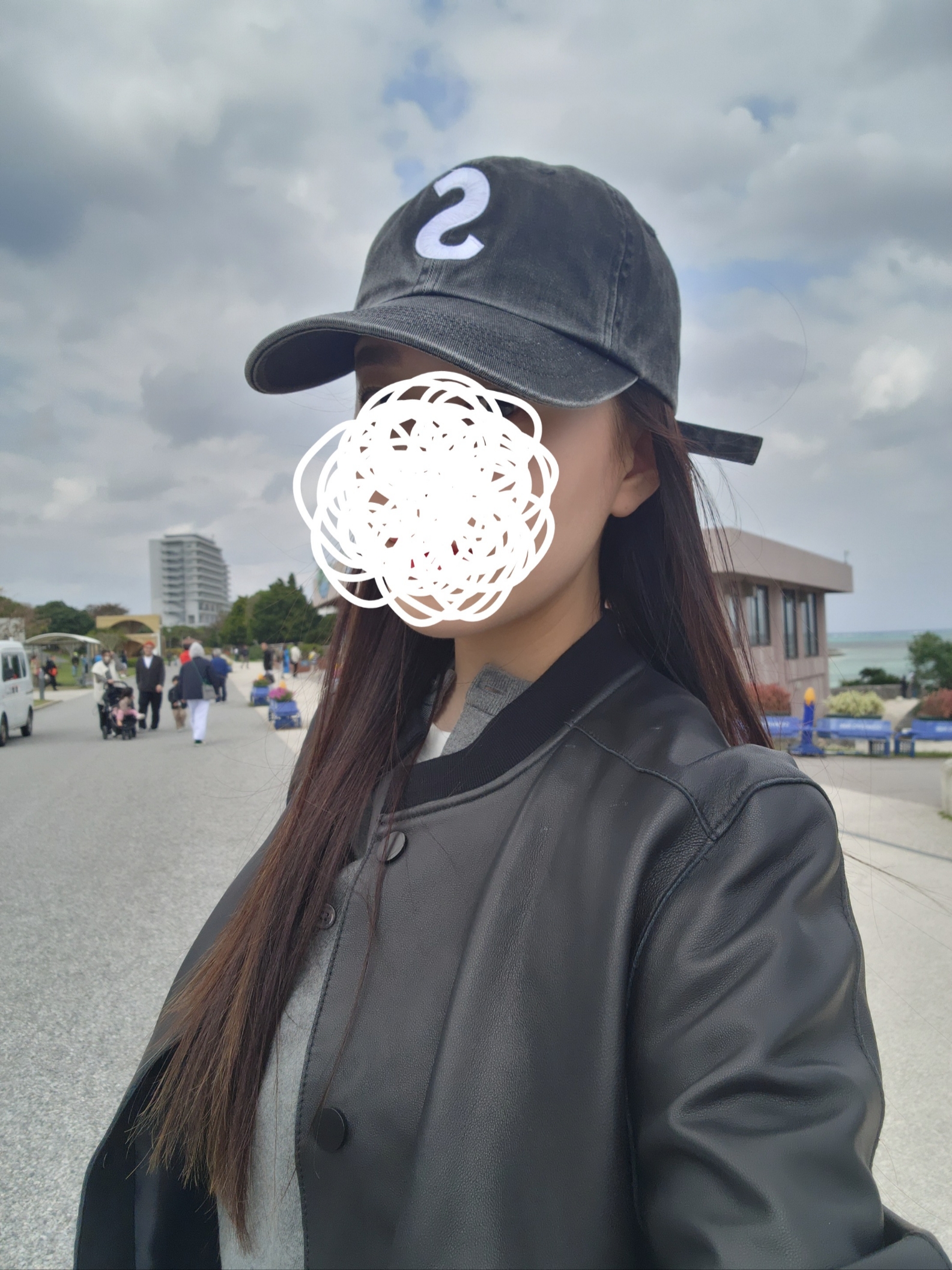 Supreme Pigment Print S Logo 6-Panel Black - 23FW 착용 스타일