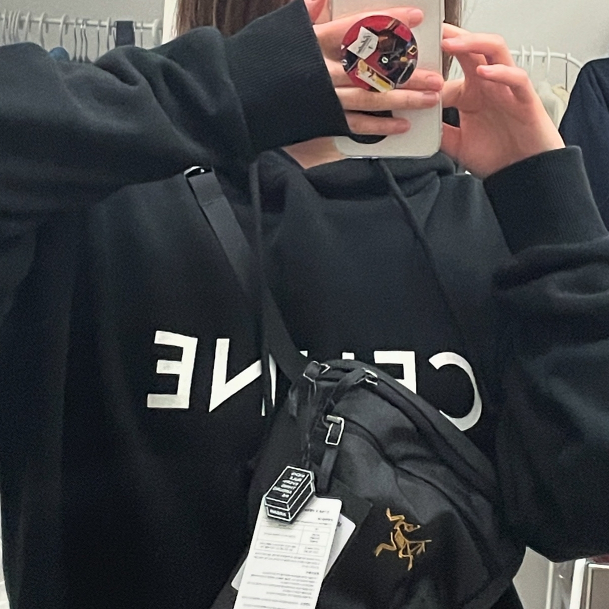 Arc'teryx Mantis 1 Waistpack Black 착용 스타일