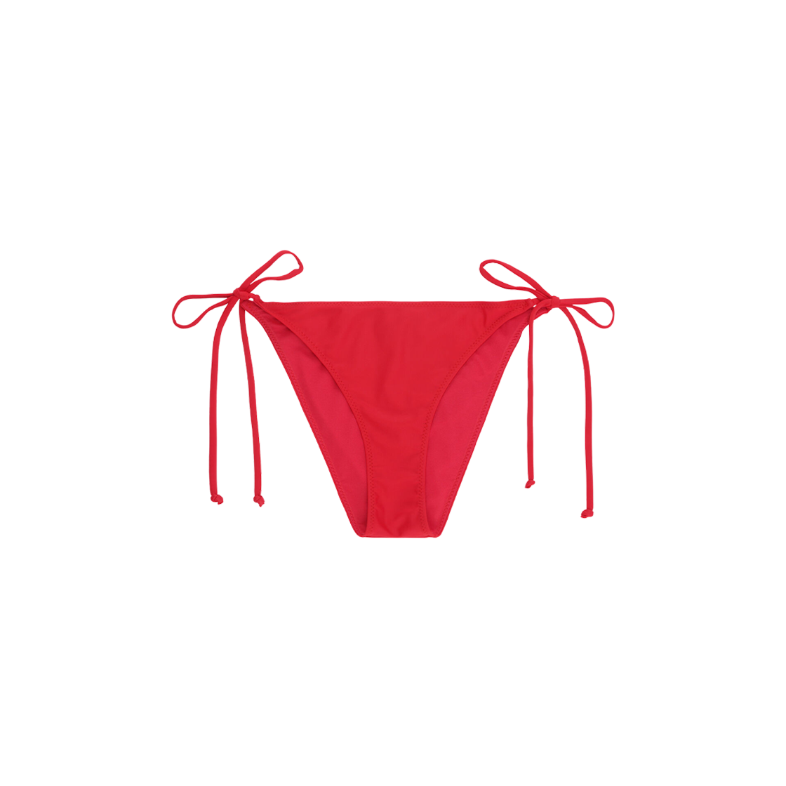 (W) Ganni String Bikini Bottom High Risk Red 상세 이미지 1