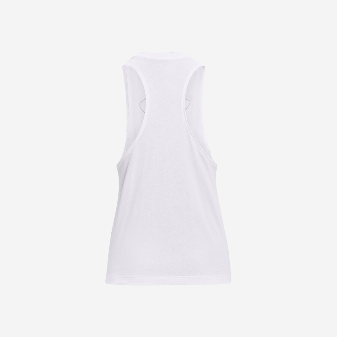 (W) Under Armour UA Sportstyle Logo Tank White Black 상세 이미지 2