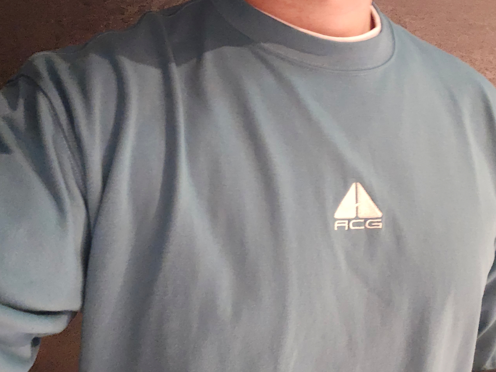 Nike ACG Lungs Long Sleeve T-Shirt Mineral Teal - US/EU 착용 스타일