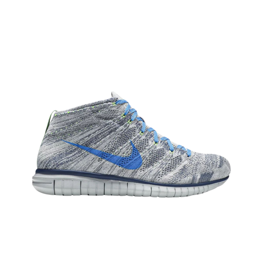 Nike Free Flyknit Chukka Wolf Grey Photo Blue