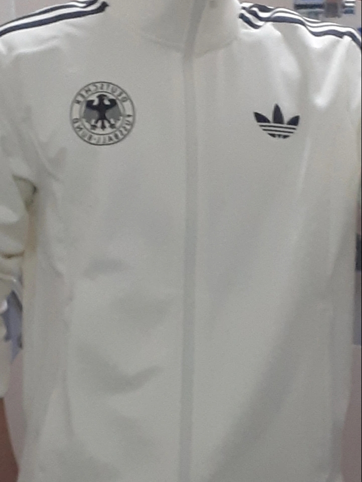 Adidas German Beckenbauer Track Top Off White - KR Sizing 착용 스타일