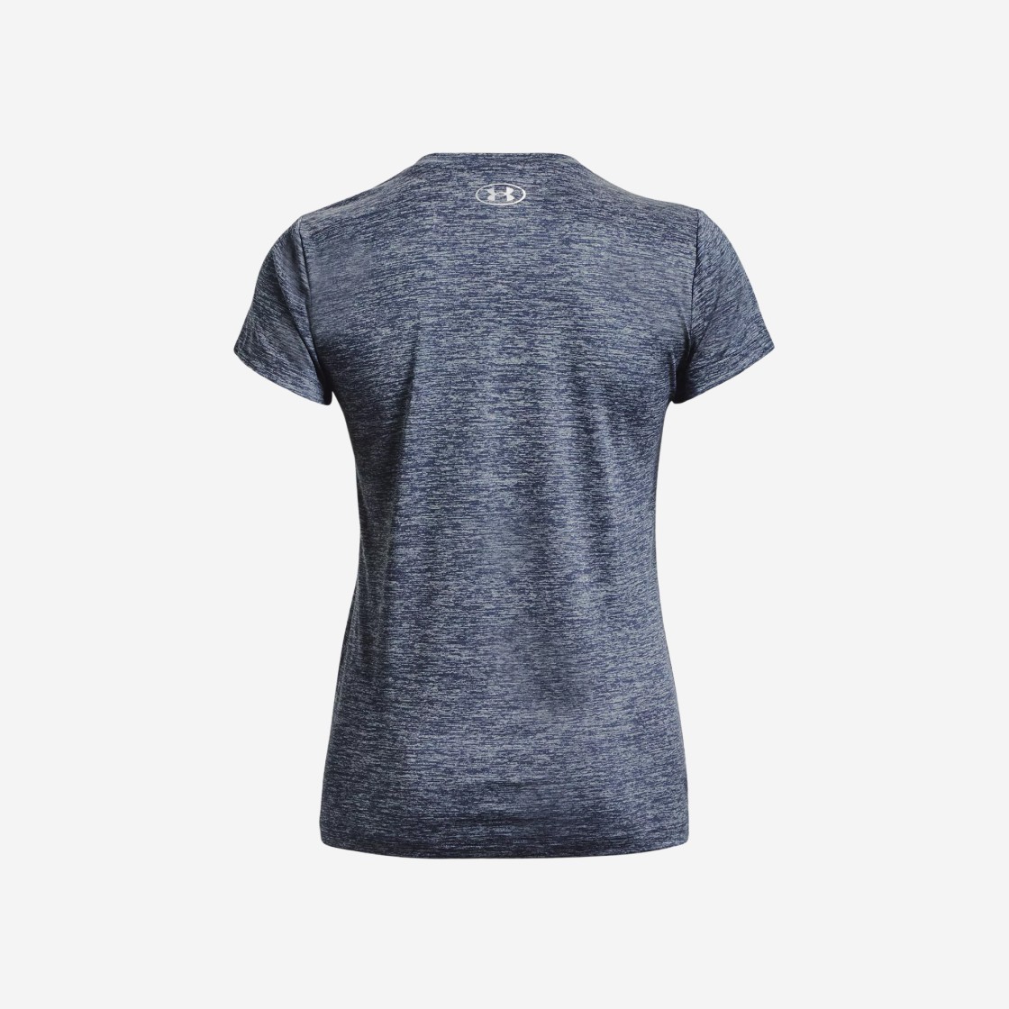 (W) Under Armour Tech Short T-Shirt Solid Gray Variegated 상세 이미지 2