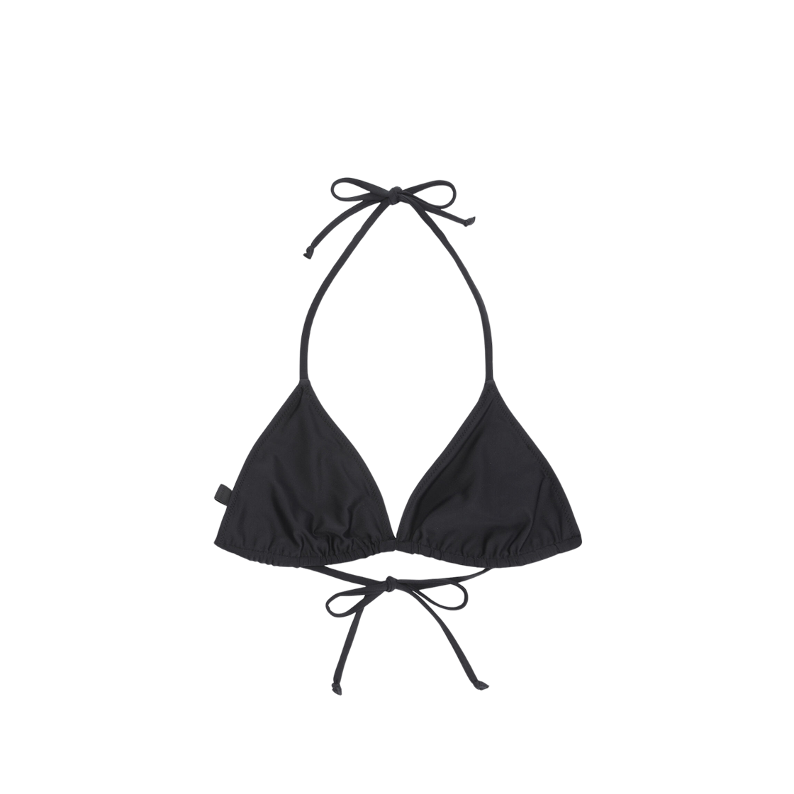 (W) Ganni String Bikini Top Black 상세 이미지 1