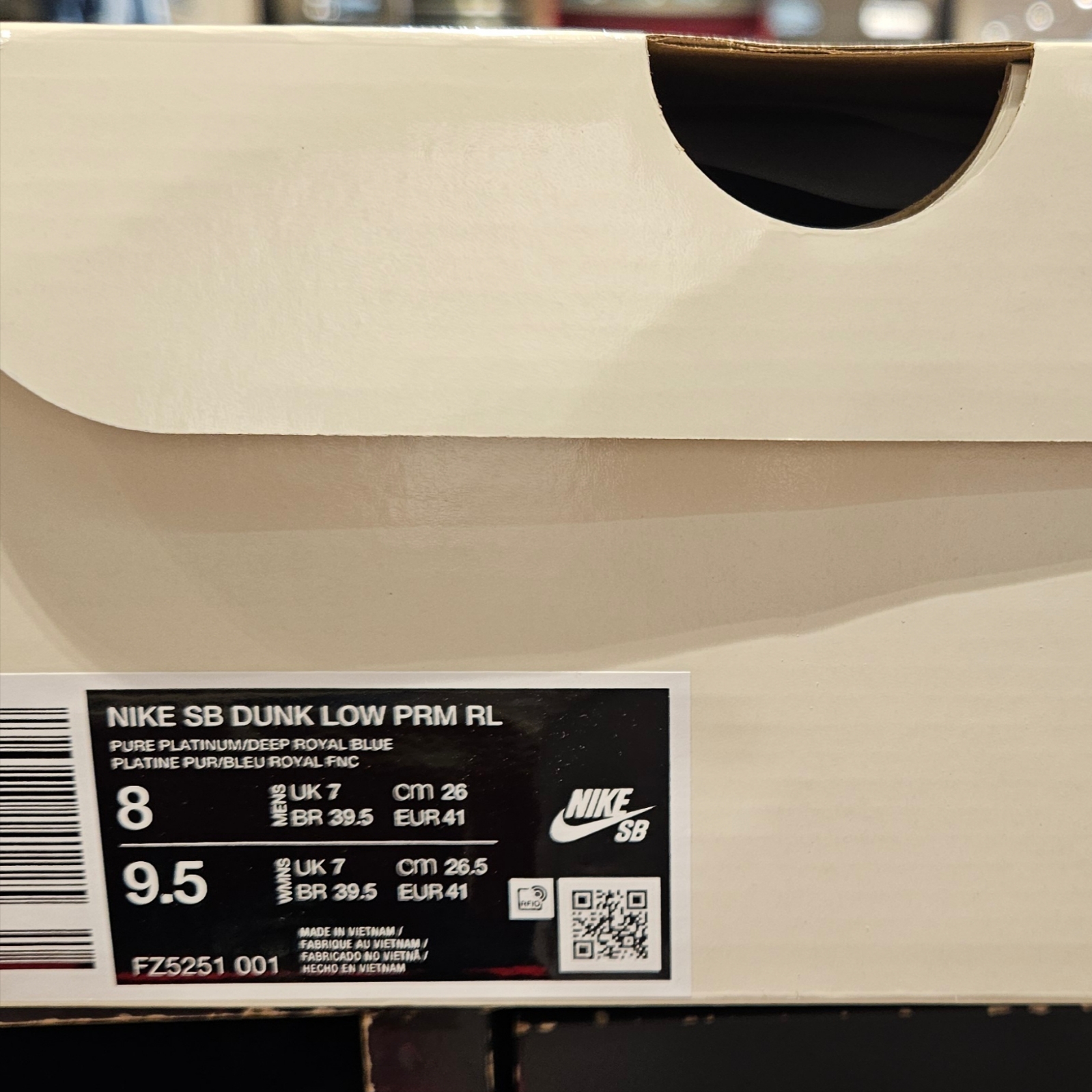 Nike x Rayssa Leal SB Dunk Low PRM Pure Platinum Vivid Purple 착용 스타일 - 1
