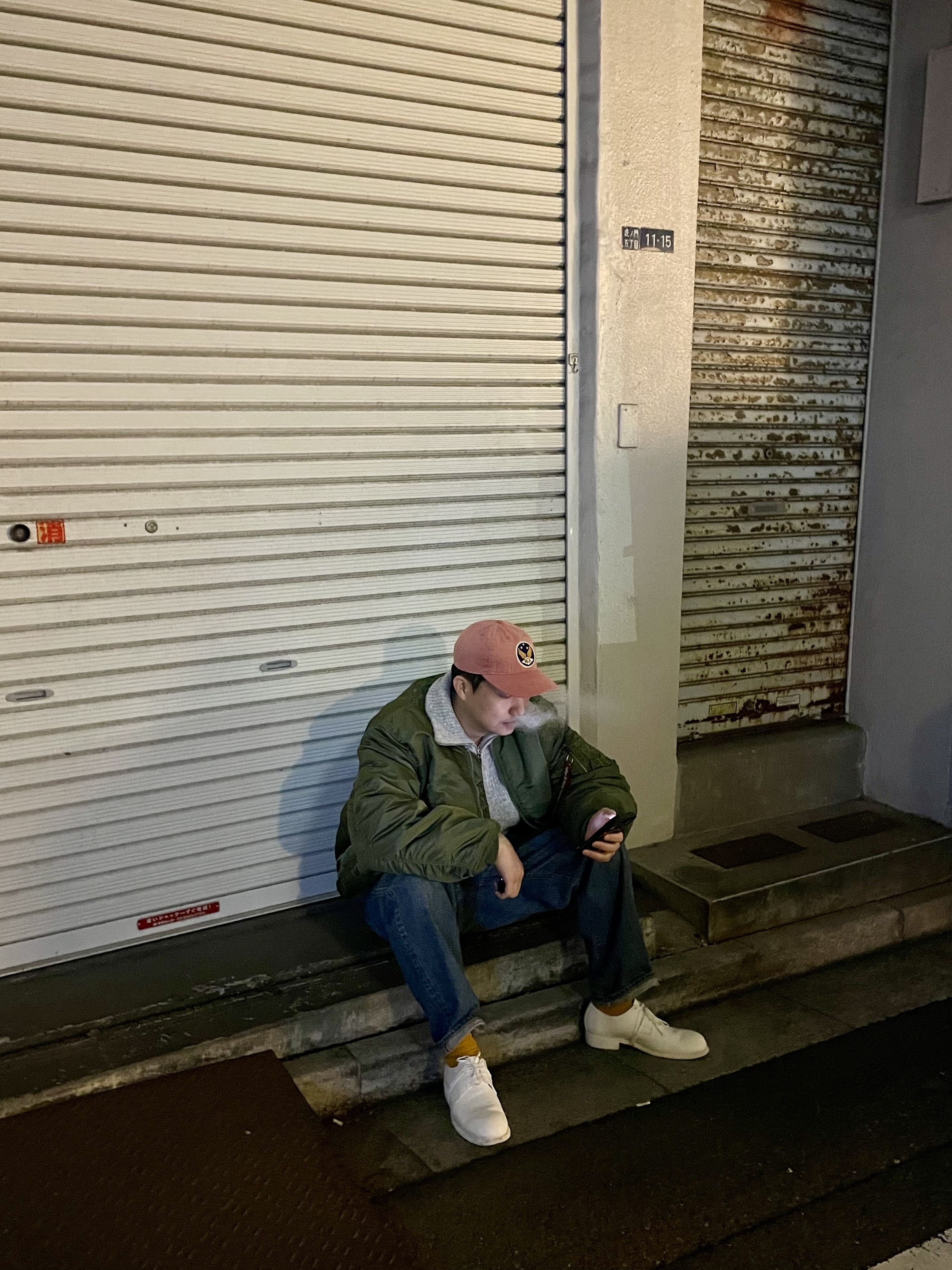 A.Presse No.22 Washed Wide Denim Pants Indigo - 24SS, Guidi 992 Horse Full Grain Leather Derby Black 착용 스타일 - 1