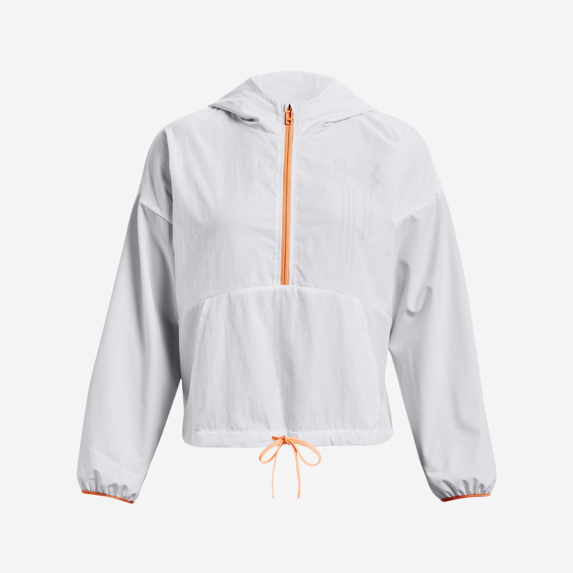 (W) Under Armour UA Woven Graphic Jacket White 상세 이미지 1